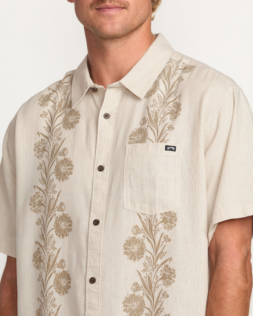 BILLABONG CORDOBA SS SHIRT STN-Stone M