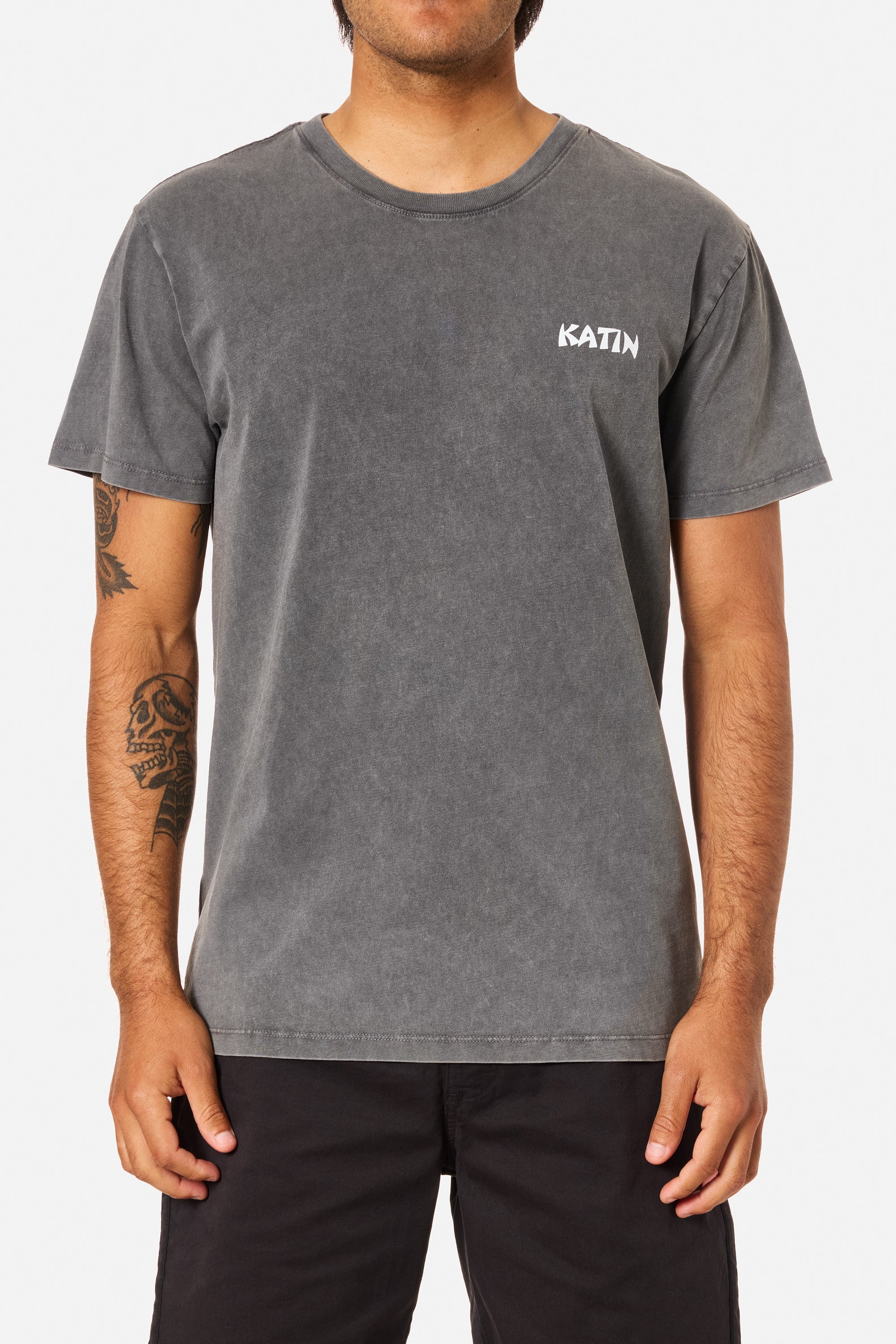KATIN MERLIN TEE BLACK SAND WASH (BKSW) XL