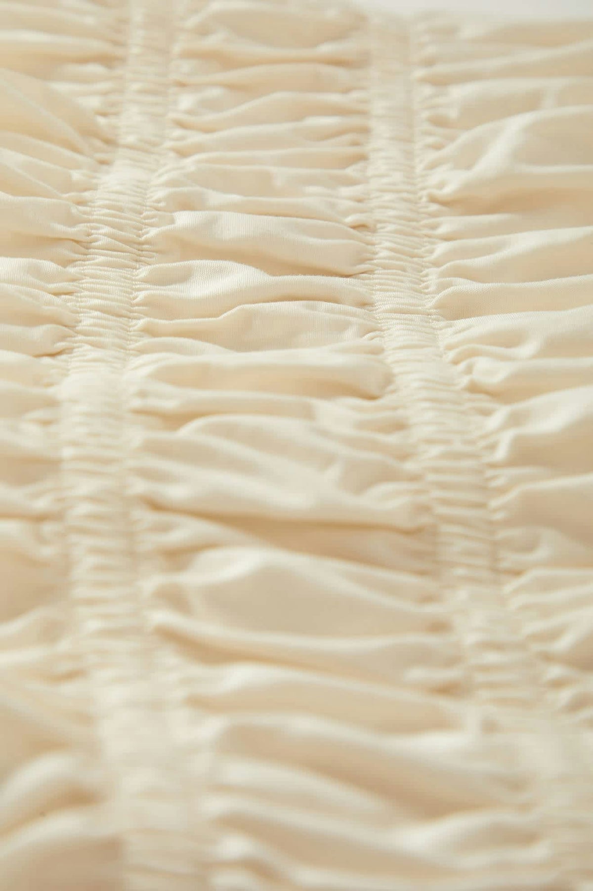 BRIXTON EDEN SMOCKED TOP OFF WHITE XS
