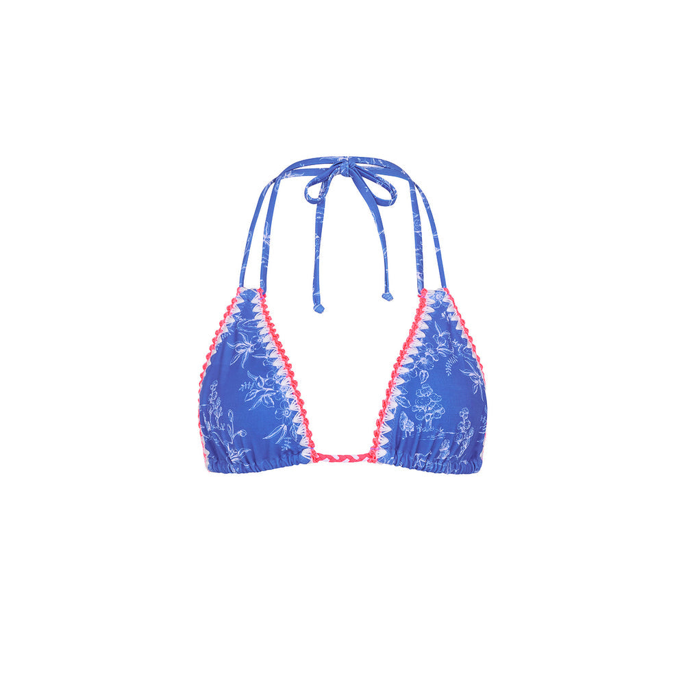 Kulani Kini Braided Crochet Halter Bikini Top RodeoRomeo M