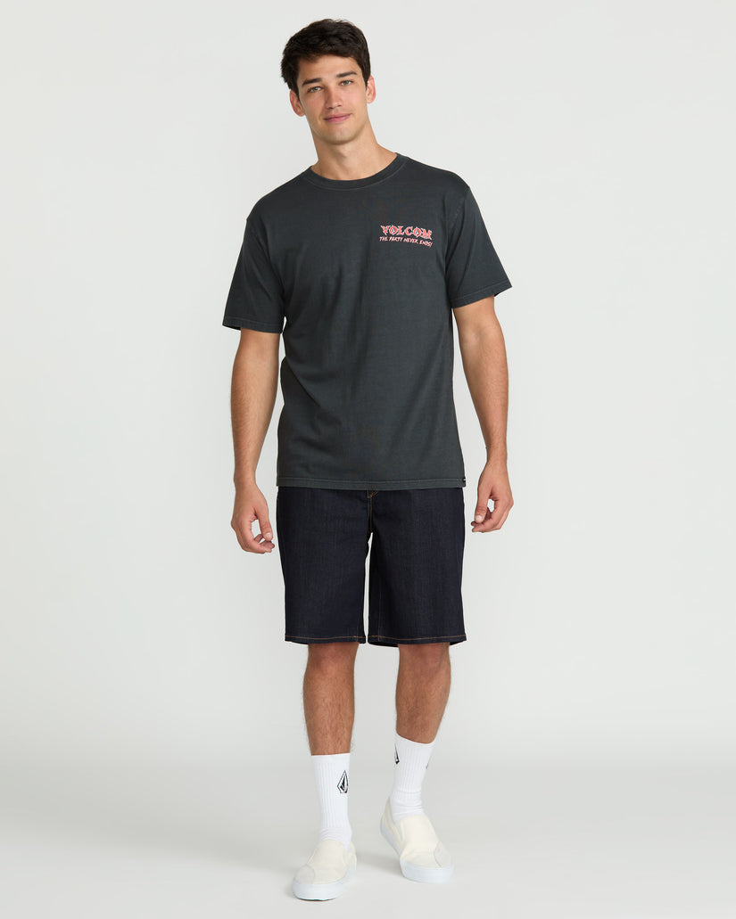 VOLCOM NEVER ENDS SST STH-STEALTH L