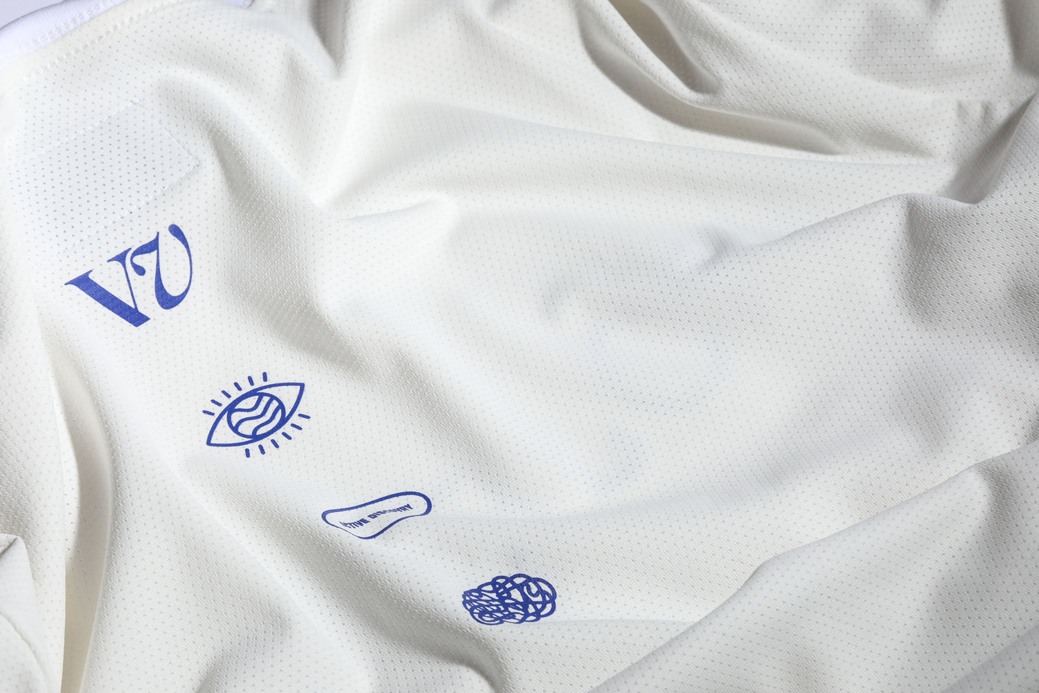 Rivvia Projects RPL Sports LS Tee White/Blue L