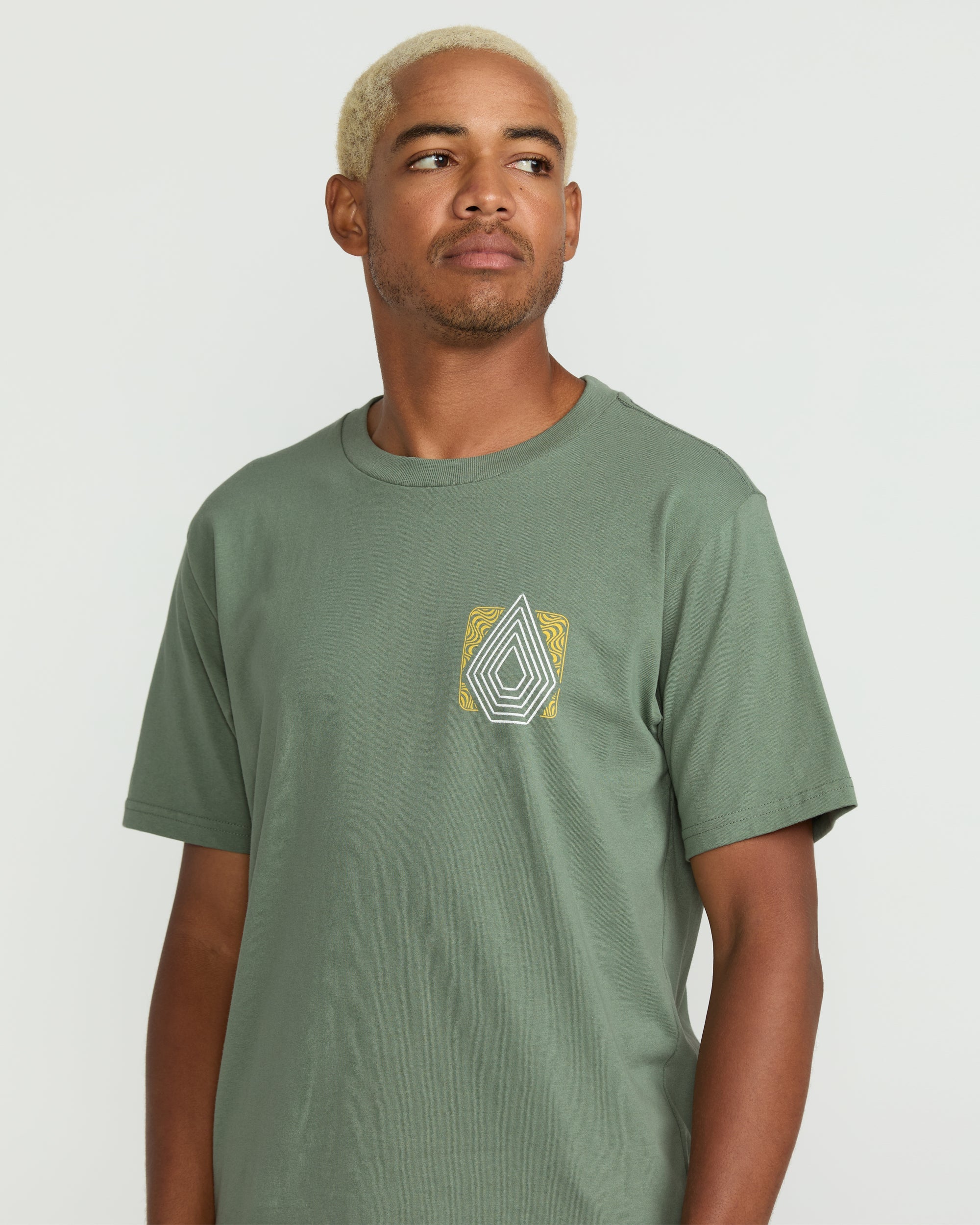 VOLCOM PLATED SST LTO- LIGHT OLIVE M