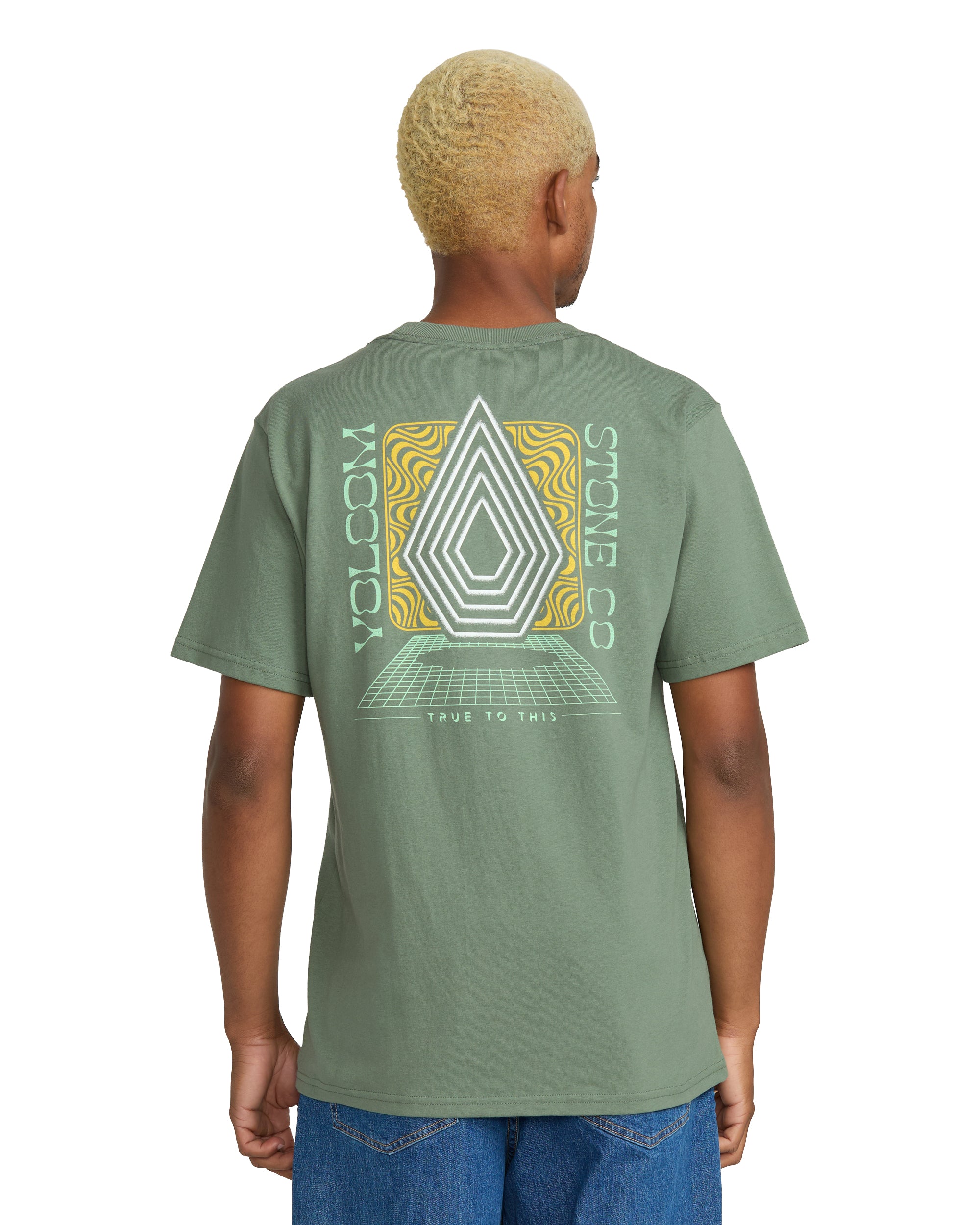 VOLCOM PLATED SST LTO- LIGHT OLIVE XXL