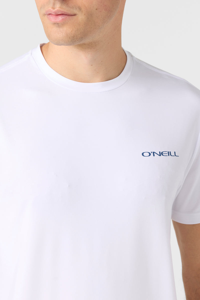 O'NEILL TRVLR UPF TEE TIDES WHT L