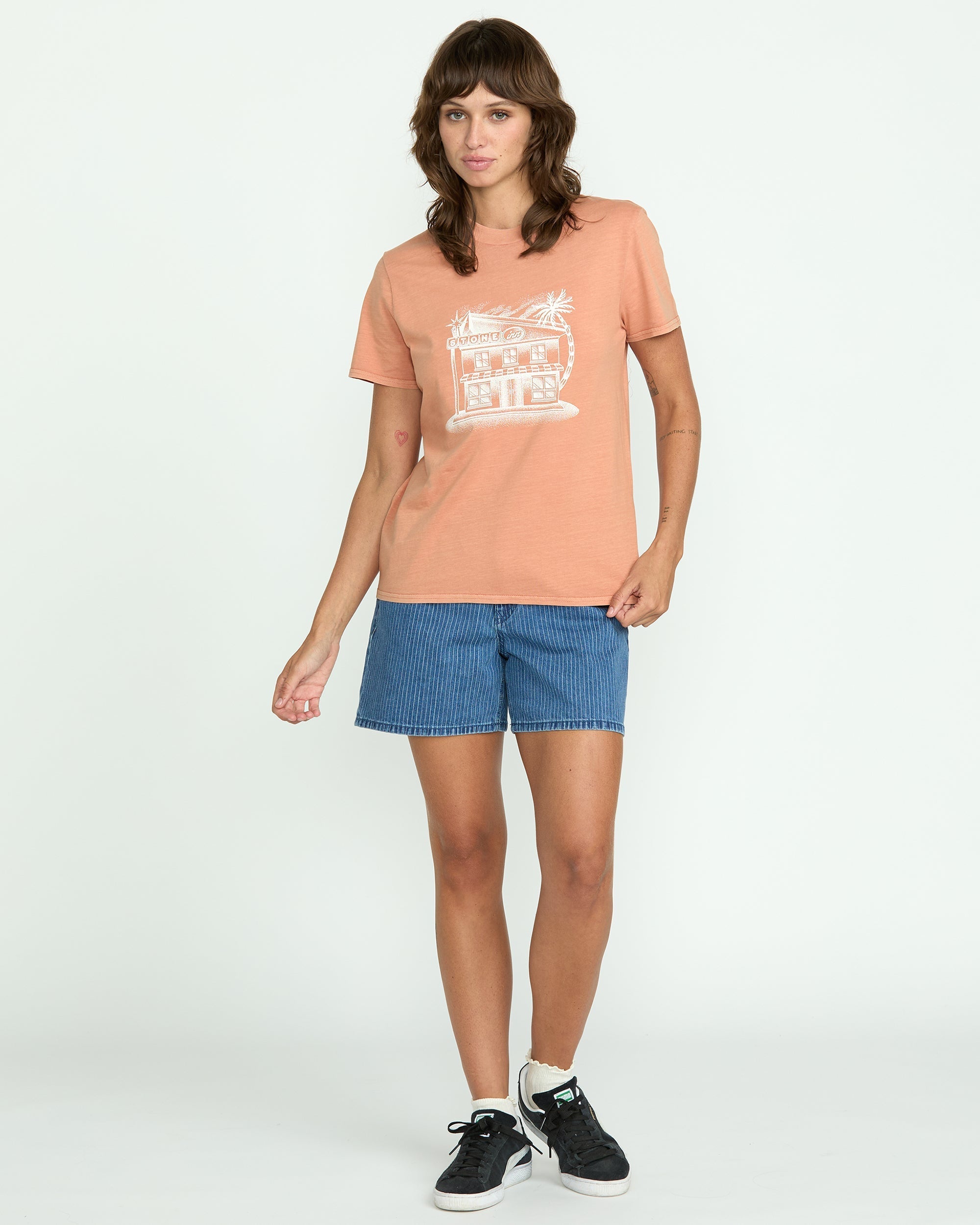VOLCOM LOCK IT UP TEE SND-SANDSTONE XS