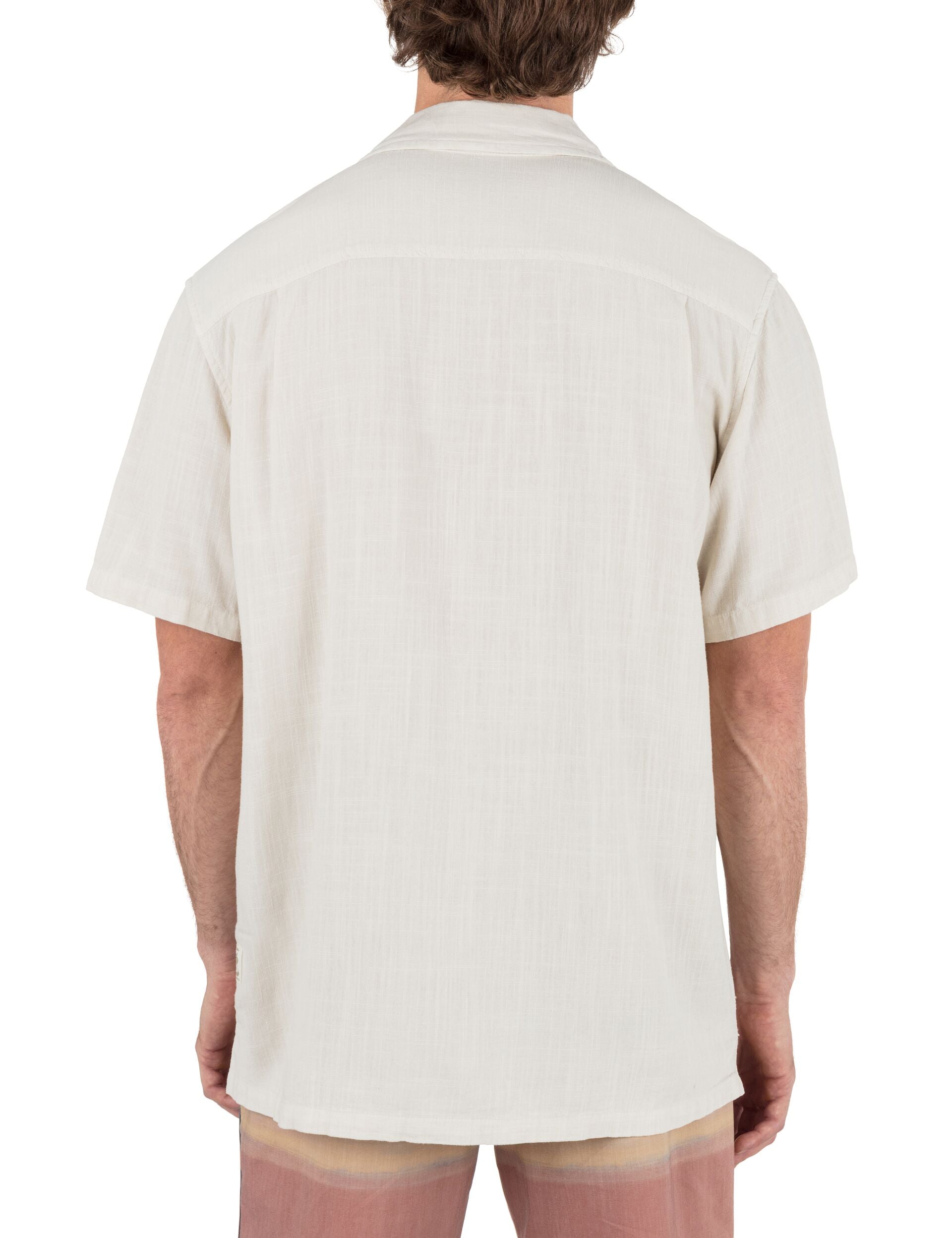Hurley Laguna Camp SS Woven 073-FogGrey-Bone S