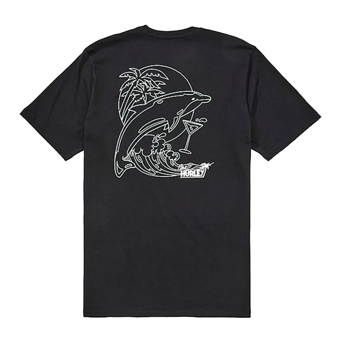 Hurley Porpoise Tee 001-Black M