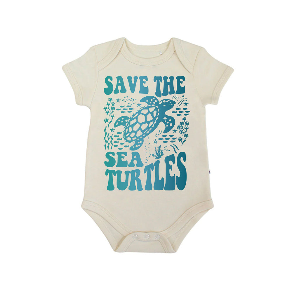 Emerson and Friends Baby Onesie SaveSeaTurtles 0-3M