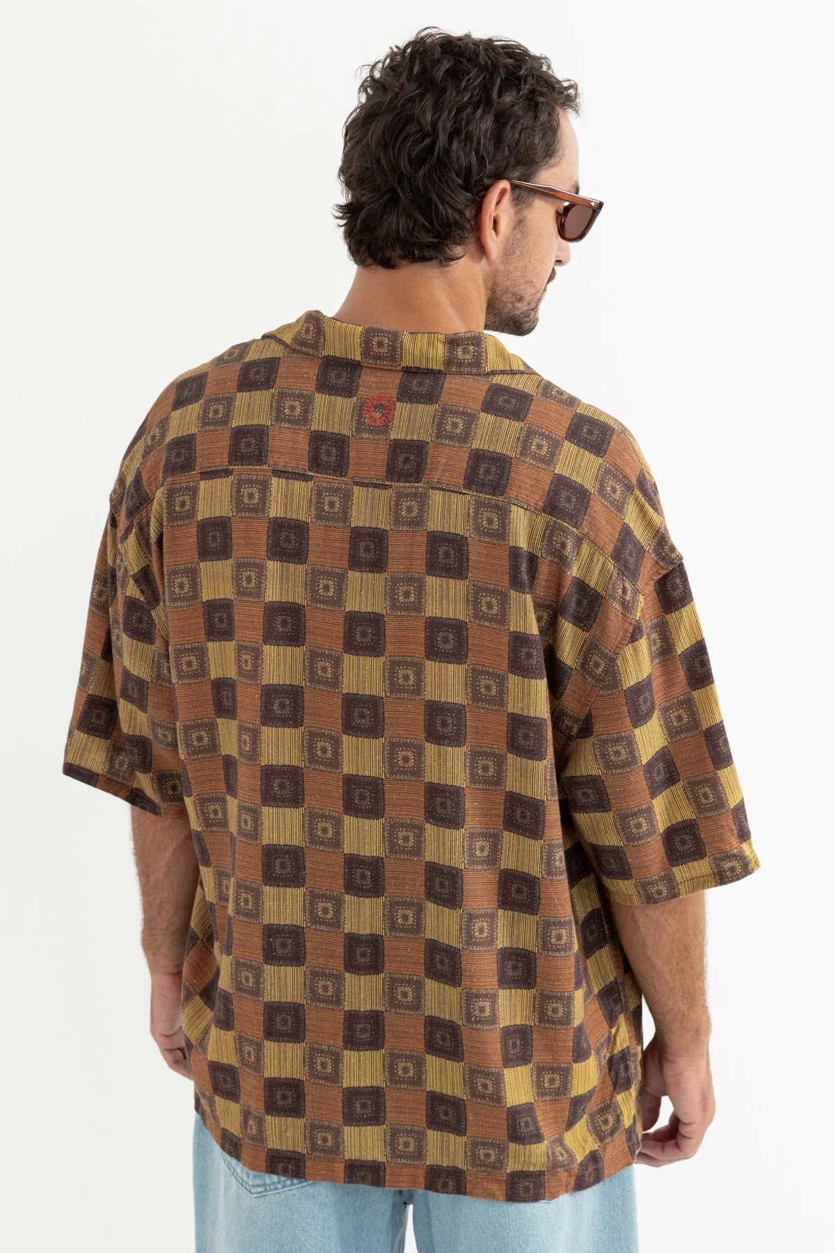 RHYTHM RACKET RELAXED SS SHIRT OCH-OCHRE 3L