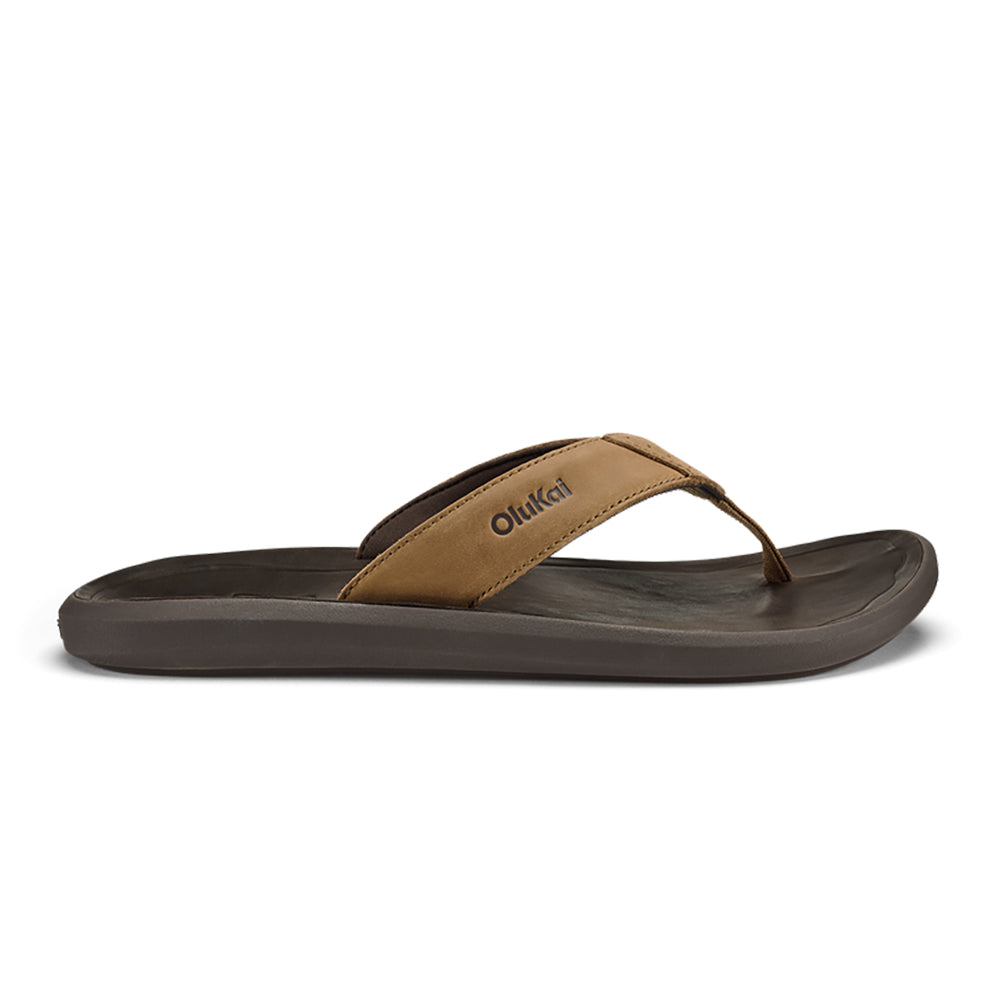 Olukai Pili Mens Sandal 3448-Tan-Dark Java 12