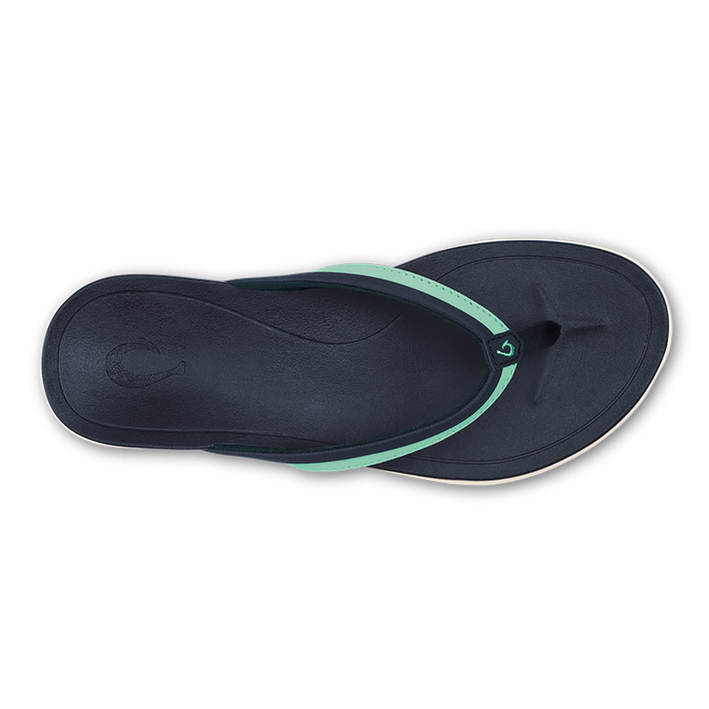 Olukai Ho opio Malua Womens Sandal DE3F-Trench Blue-Paradise 10