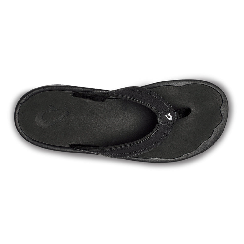 Olukai Ohana Womens Sandal FD40-Ecru-Black 9