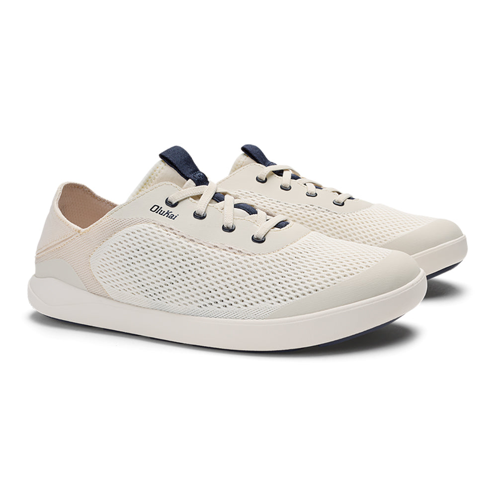 Olukai Moku Pae Mens Shoe WSDE-White Sand-Trench Blue 10.5
