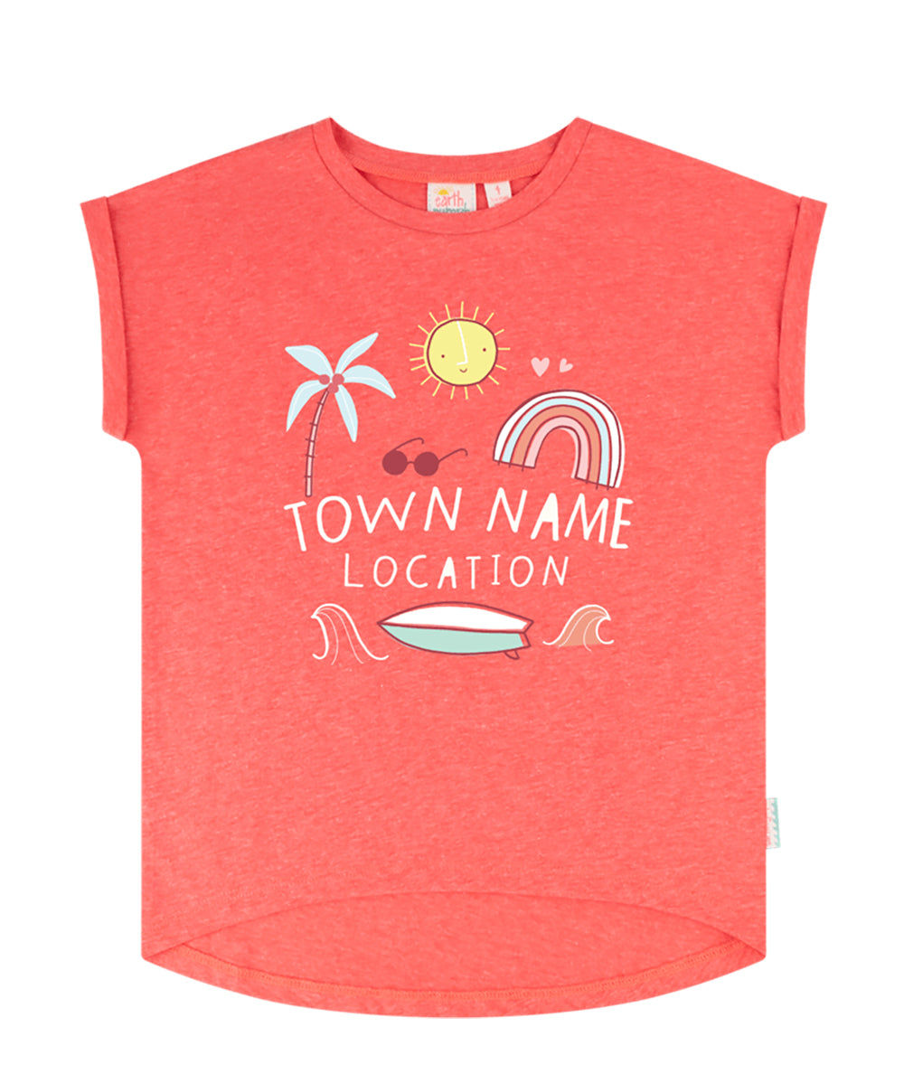 TANK STREAM DESIGN GIRLS T - SUNSHINE COOL MELON 6