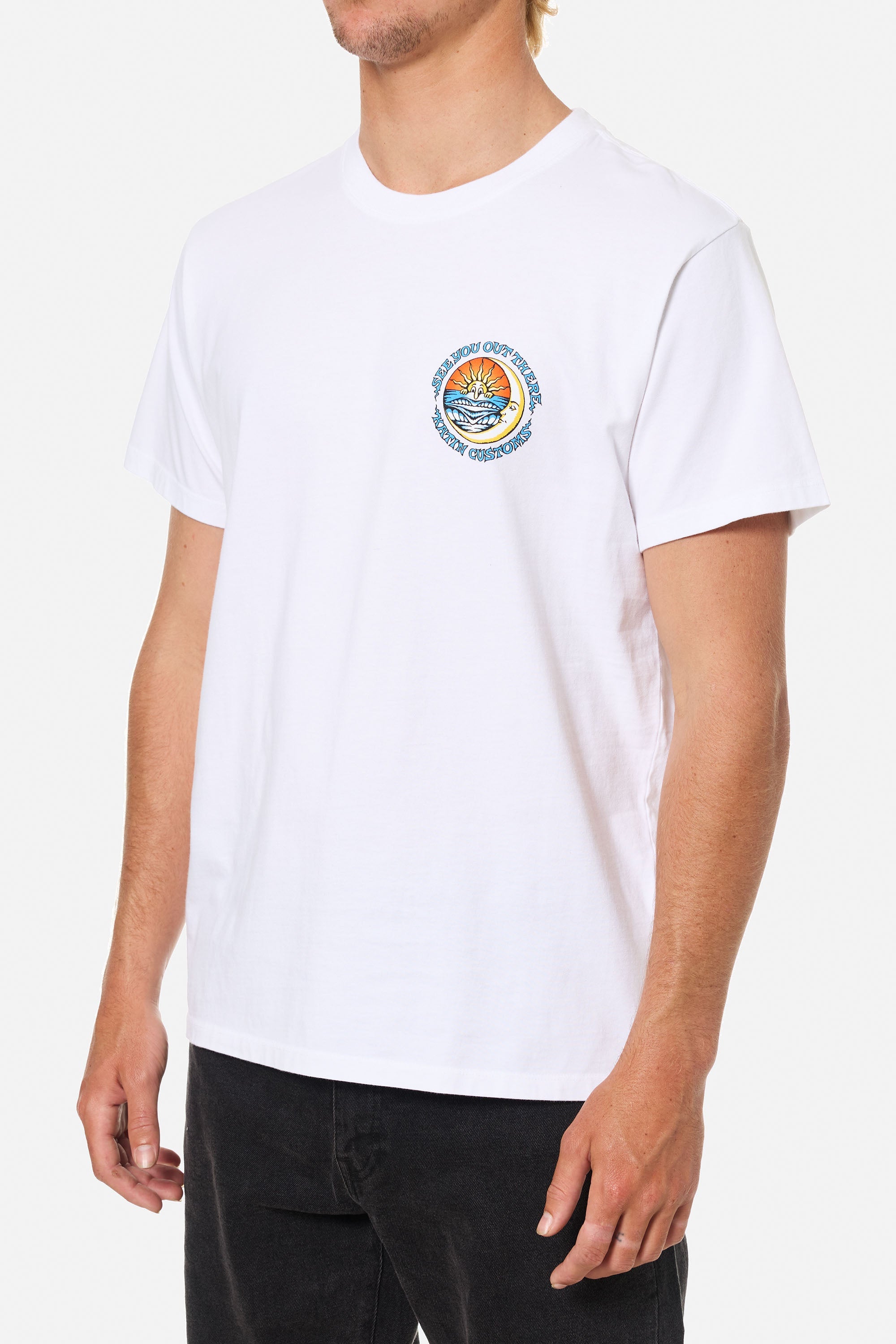 KATIN LUNA TEE WHITE M