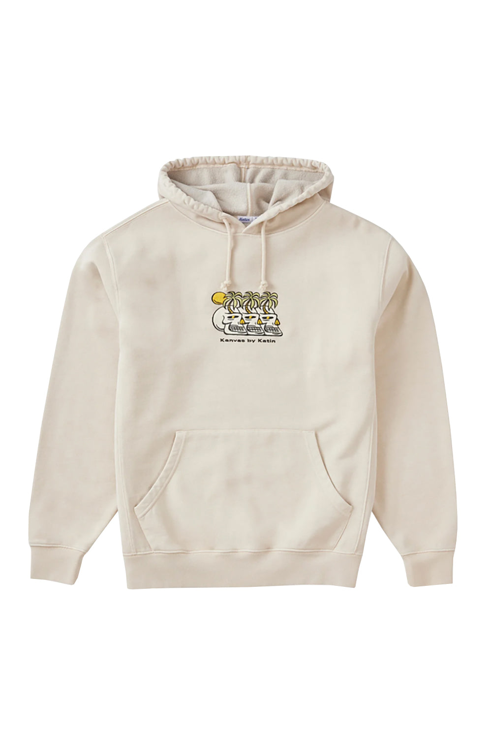 KATIN CORTEX EMBROIDERED HOODIE BIPD-BIRCH PIGMENT DYE M