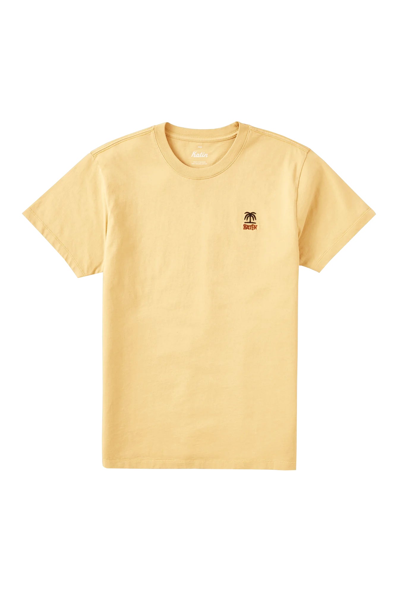 KATIN K-PALM EMB TEE BUSW-BUTTER SAND WASH M