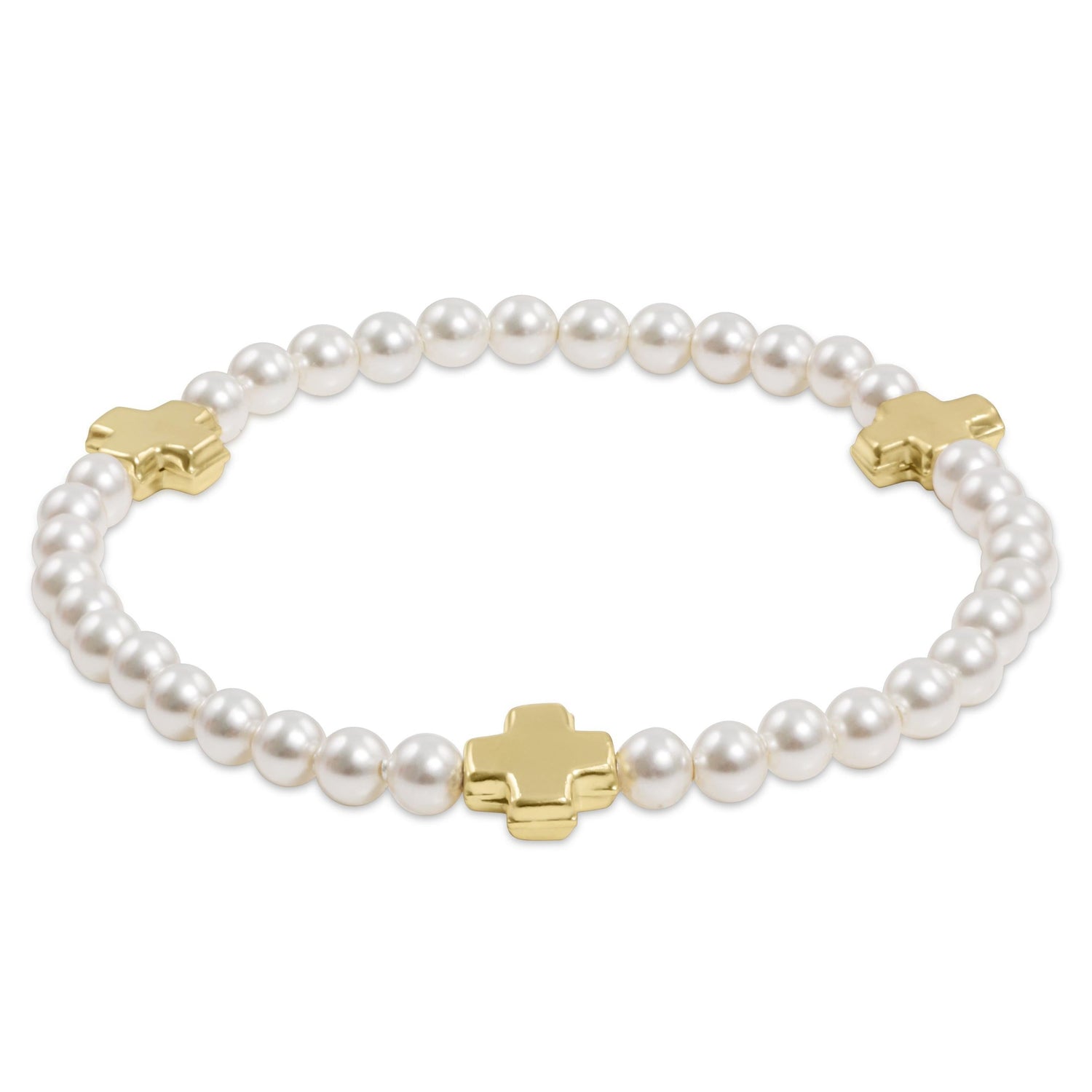 Enewton Gold Special Bracelet SignatureCross 4mm