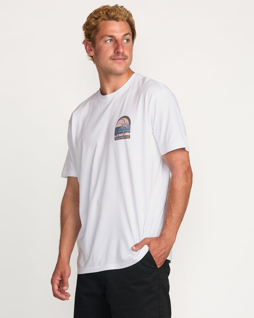 BILLABONG PORTAL PREMIUM SS WHT-WHITE M