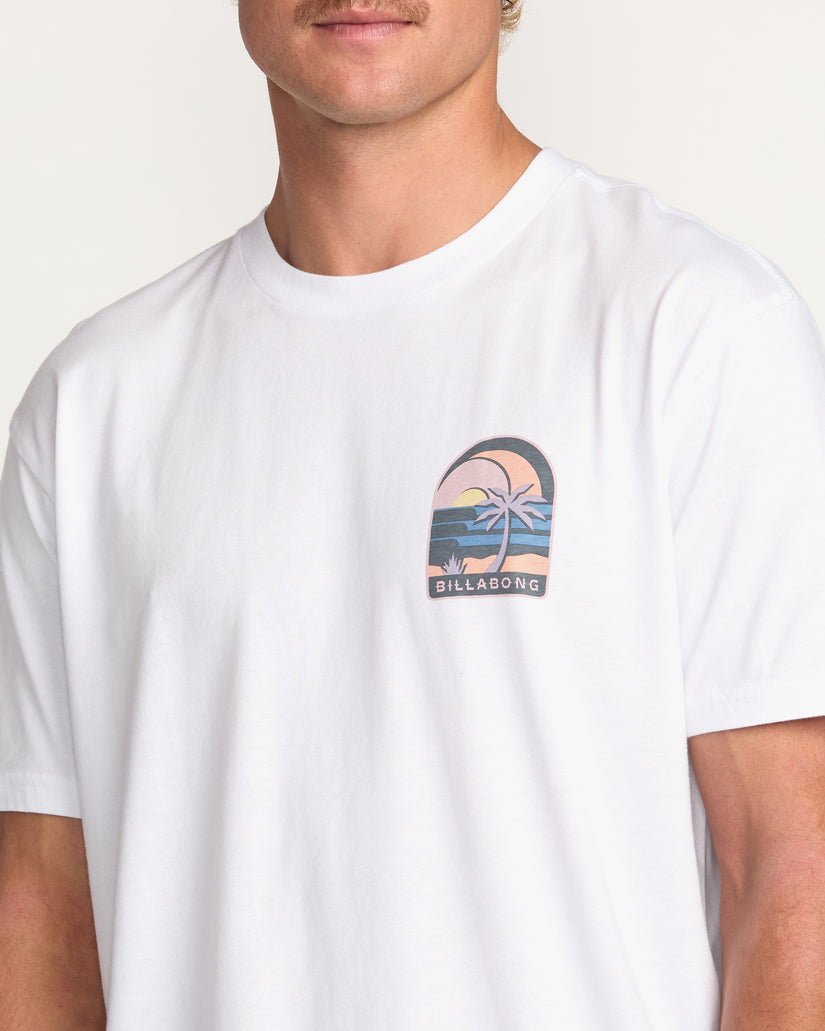 BILLABONG PORTAL PREMIUM SS WHT-WHITE M