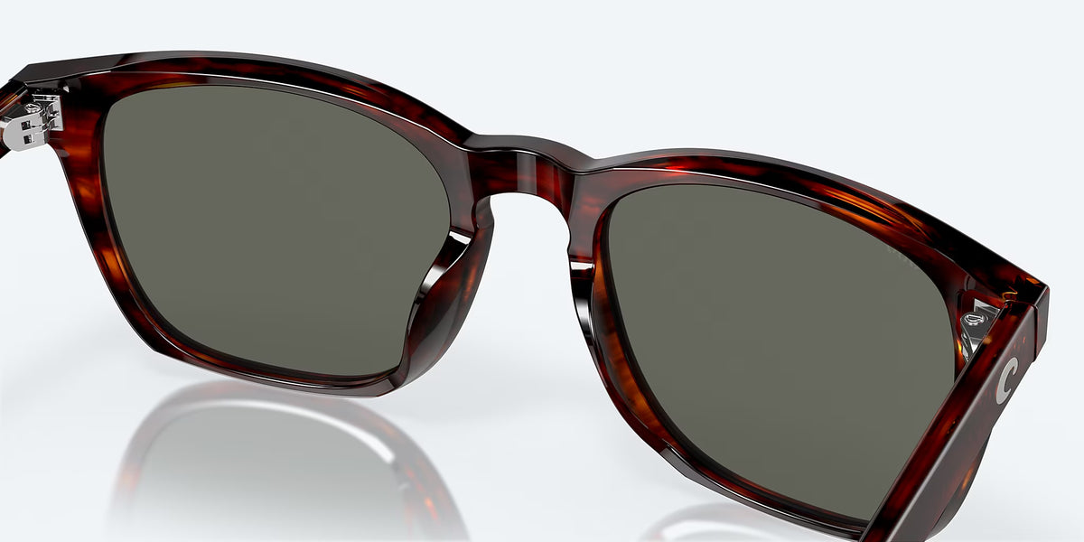 Costa Del Mar Sullivan Polarized Sunglasses MatteTortoise Gray 580G