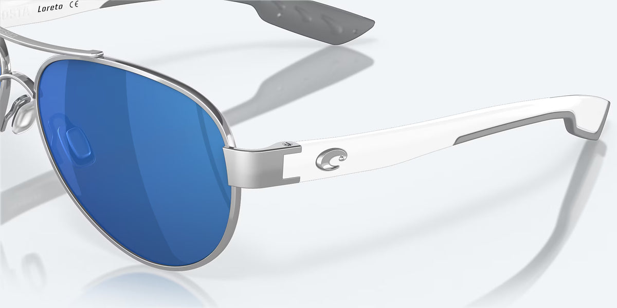 Costa Del Mar Loreto Sunglasses Palladium Blue Mirror 580P