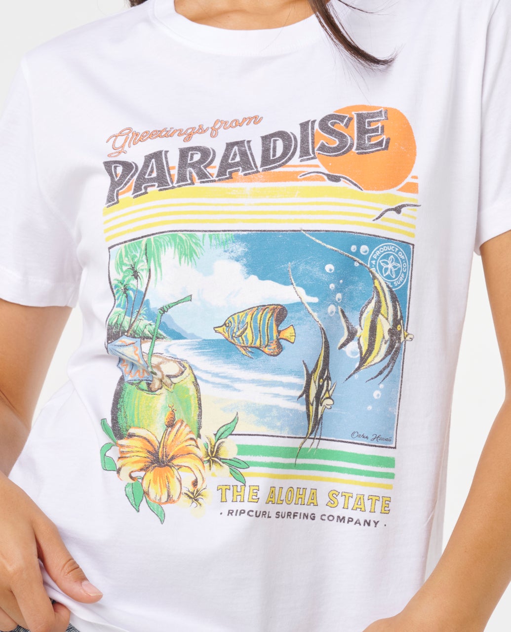 RIP CURL PARADISE STANDARD TEE 3262 M