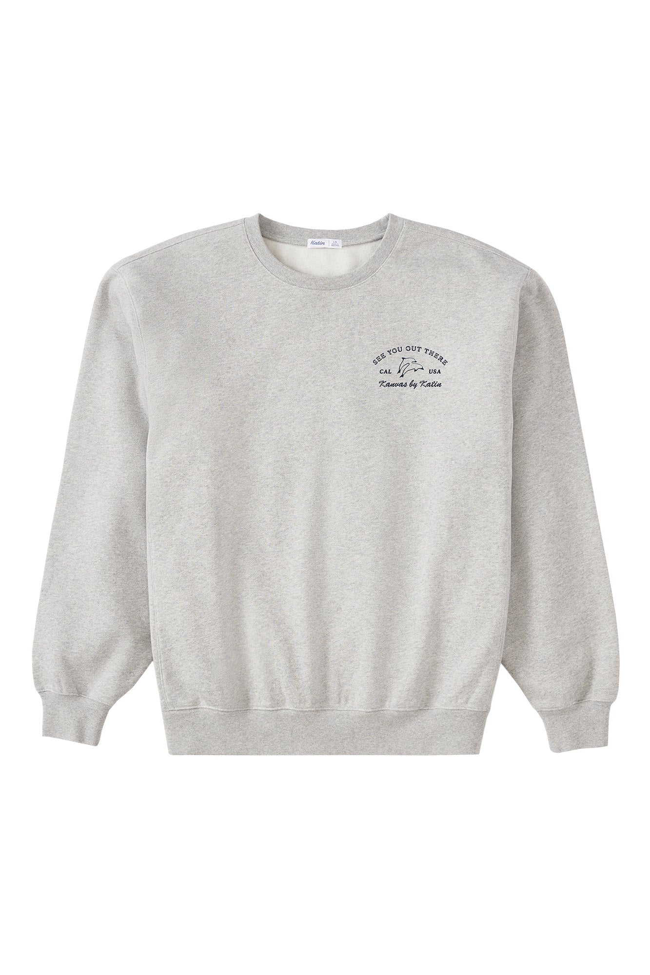 KATIN BREACH CREWNECK HEATHER GRAY(HTGR) XL