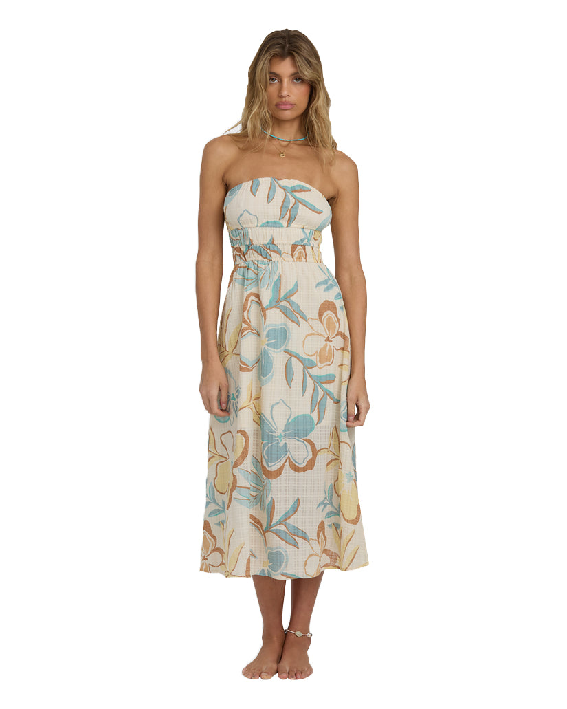 Billabong In The Sky Midi Dress WCP-WHITE CAP S