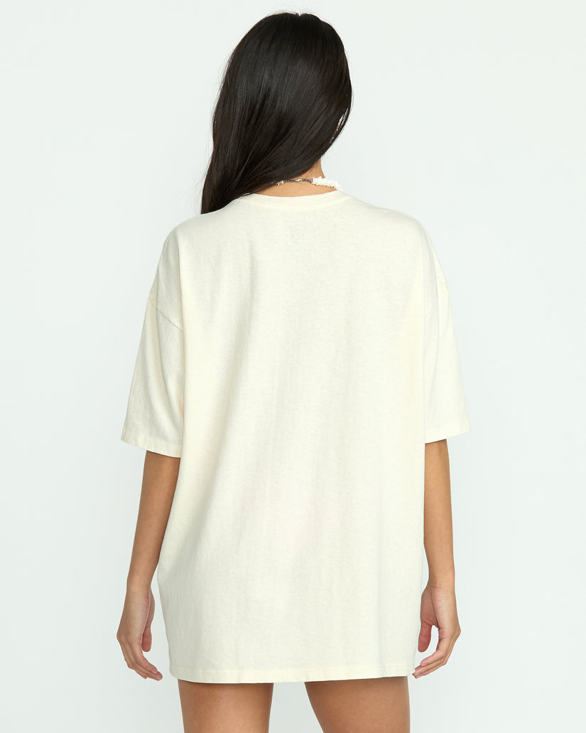 BILLABONG THIS IS TROPICAL SS TEE WCP-WHITE CAP L