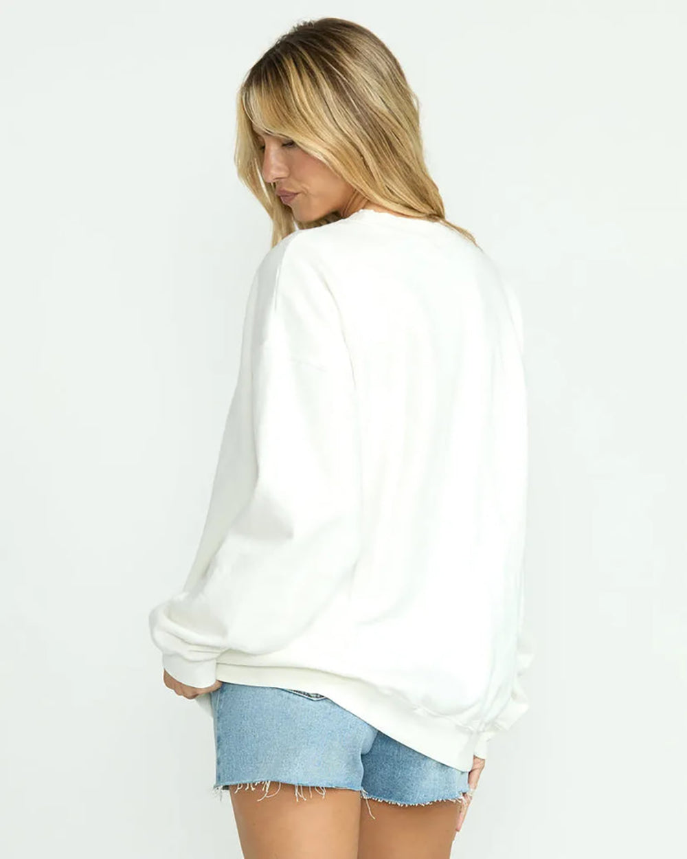 BILLABONG RIDE IN CREW FLC SCS-STENCIL WASH S