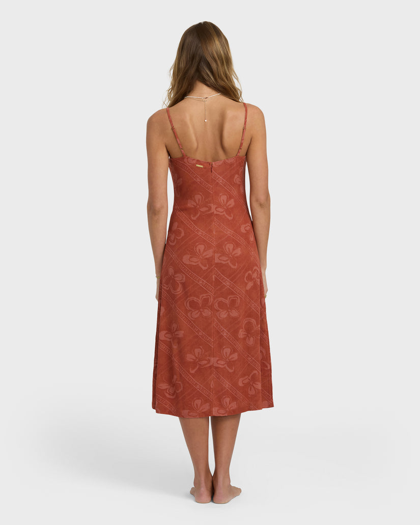 BILLABONG FRESH DAZE MIDI DRESS DKC-DARK CHINO XS