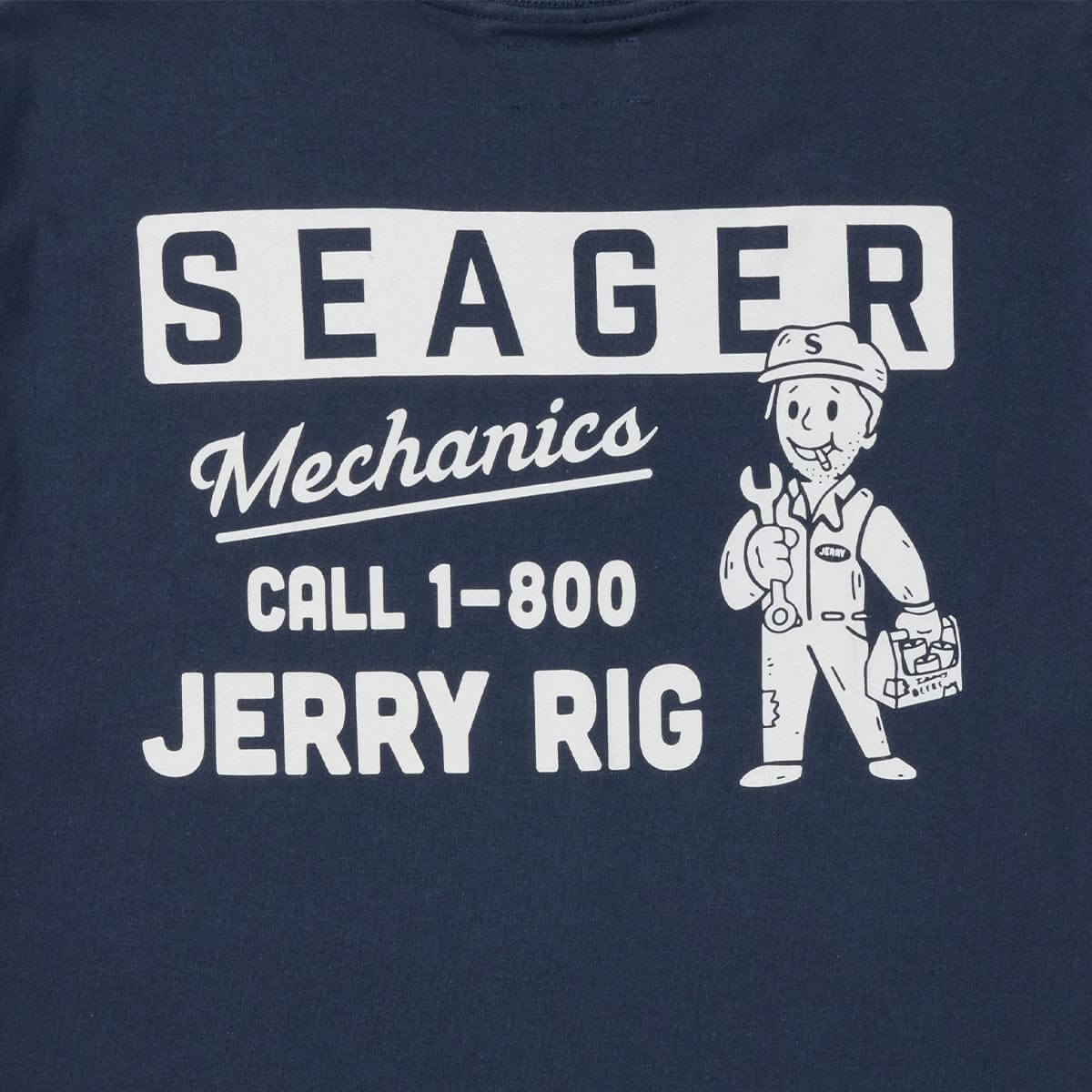 Seager Jerry Rig SS Tee Navy XXL