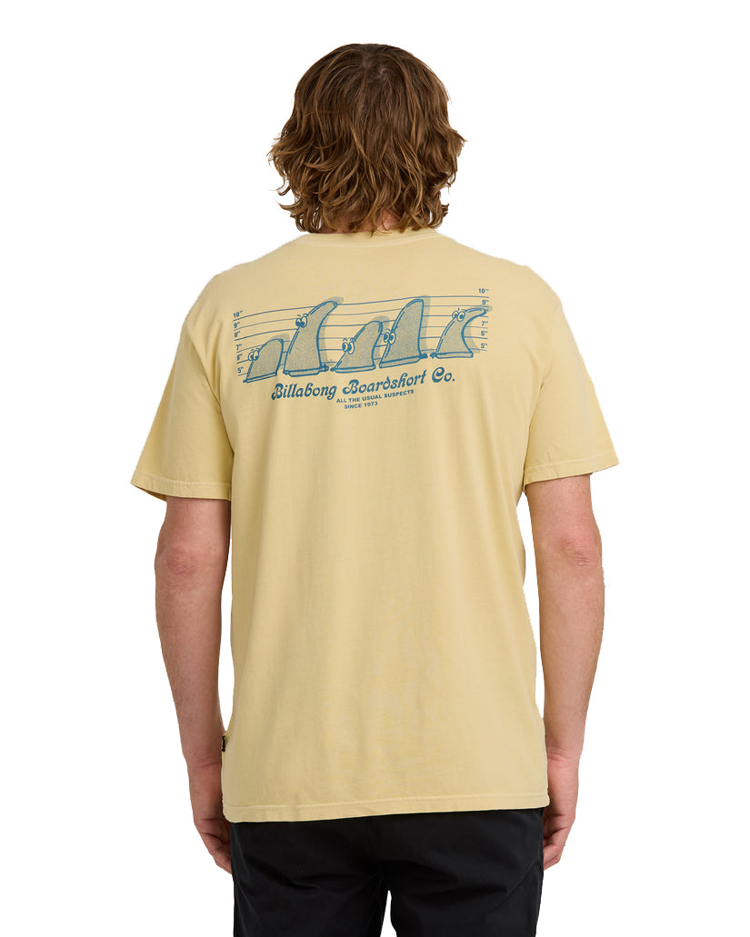 BILLABONG SUSPECTS PREMIUM WW SS GYL-GOLDEN YELLOW L