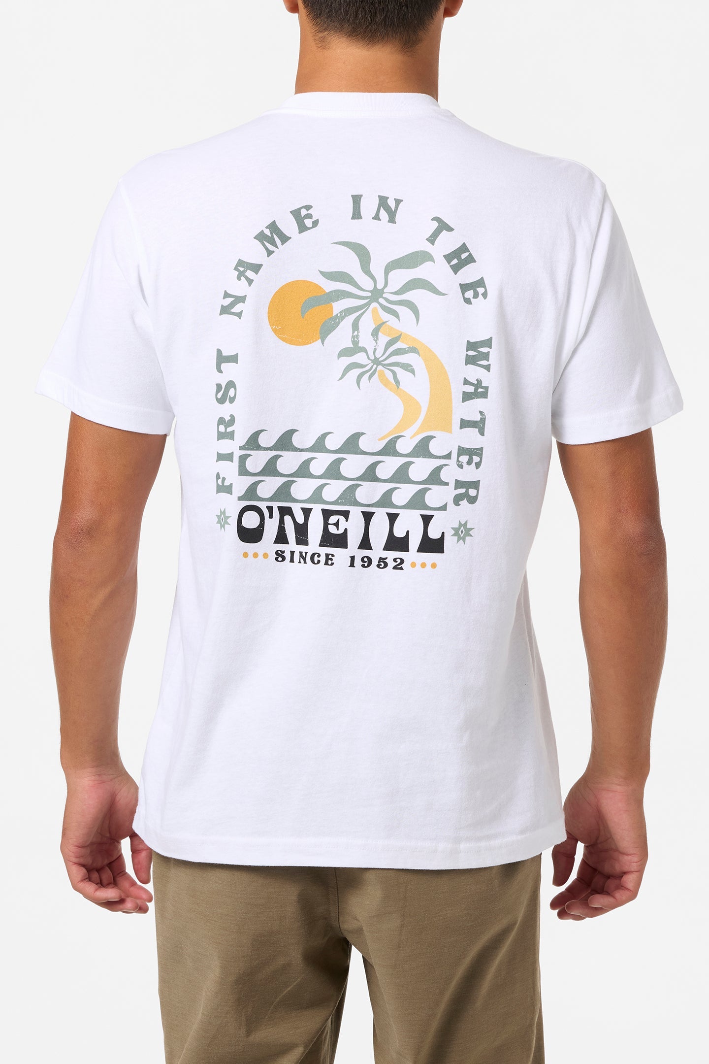 O'NEILL CASTAWAY SS TEE WHT M