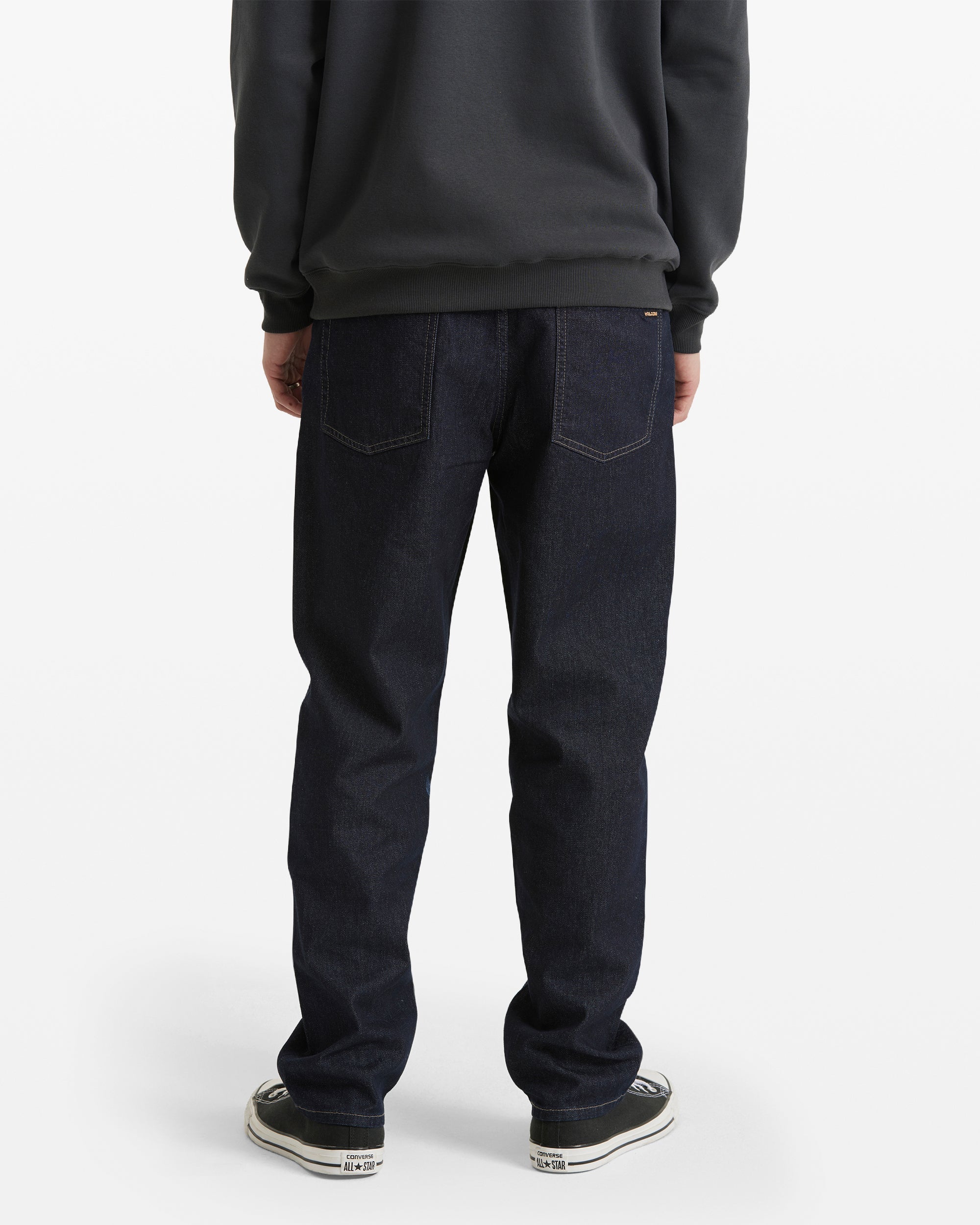 VOLCOM FIVEDOWN DENIM DKR7-DARK RINSE 38