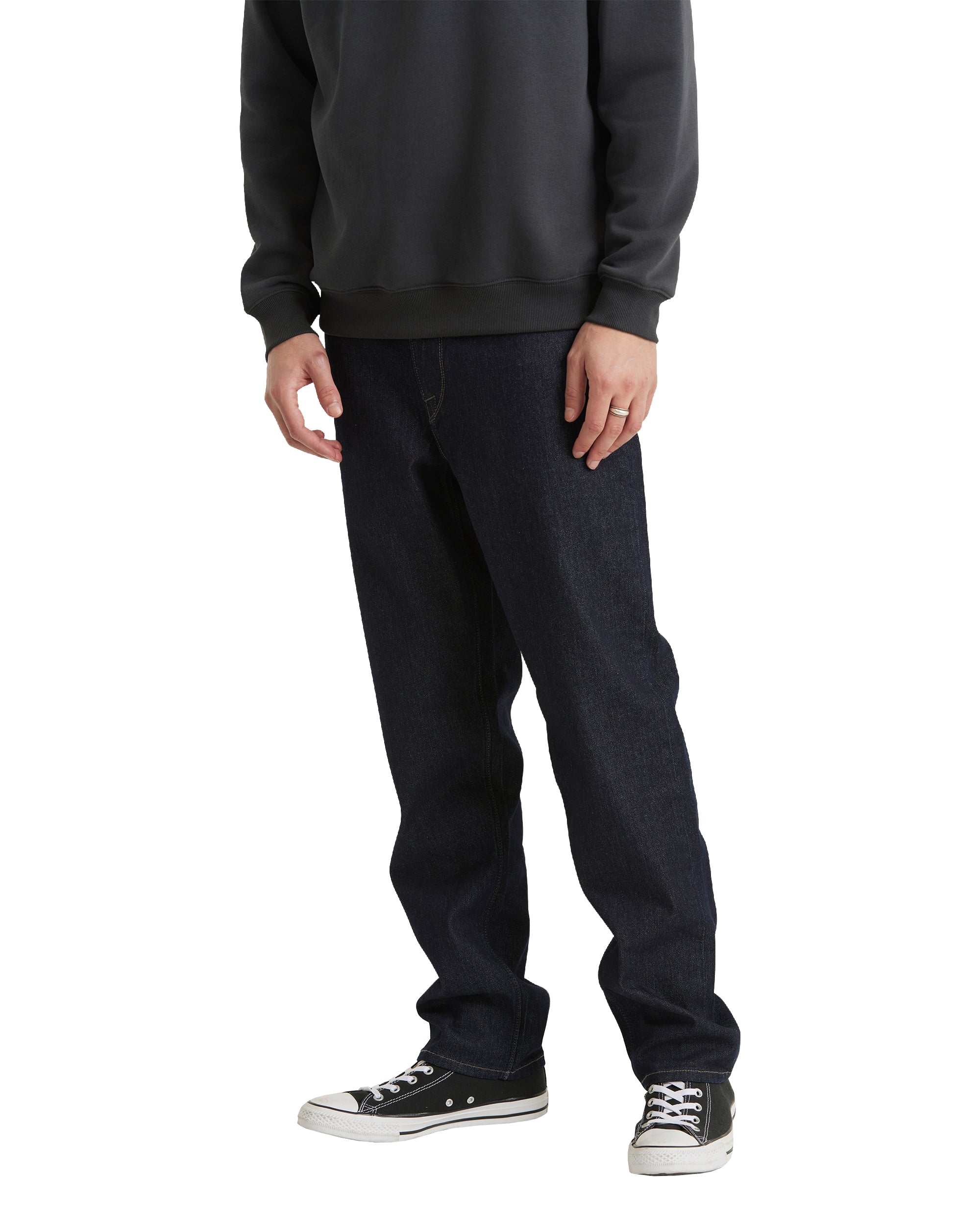 VOLCOM FIVEDOWN DENIM DKR7-DARK RINSE 36
