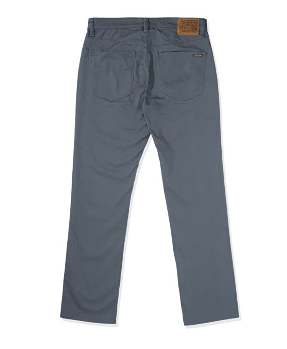 VOLCOM SOLVER 5 POCKET SLUB DST-DARK SLATE 34