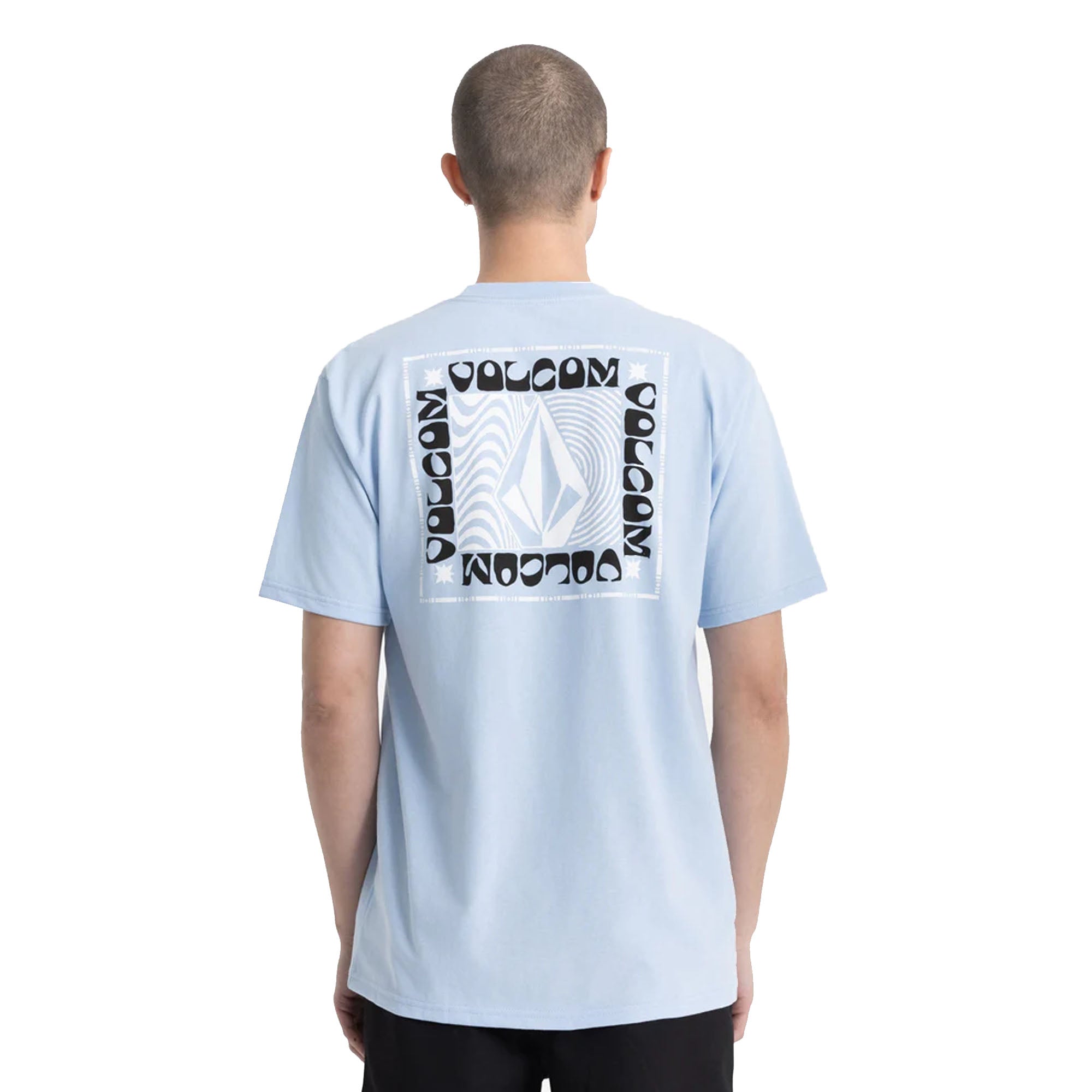 VOLCOM WAVY TRAIN SST PTB7-PASTEL BLUE L