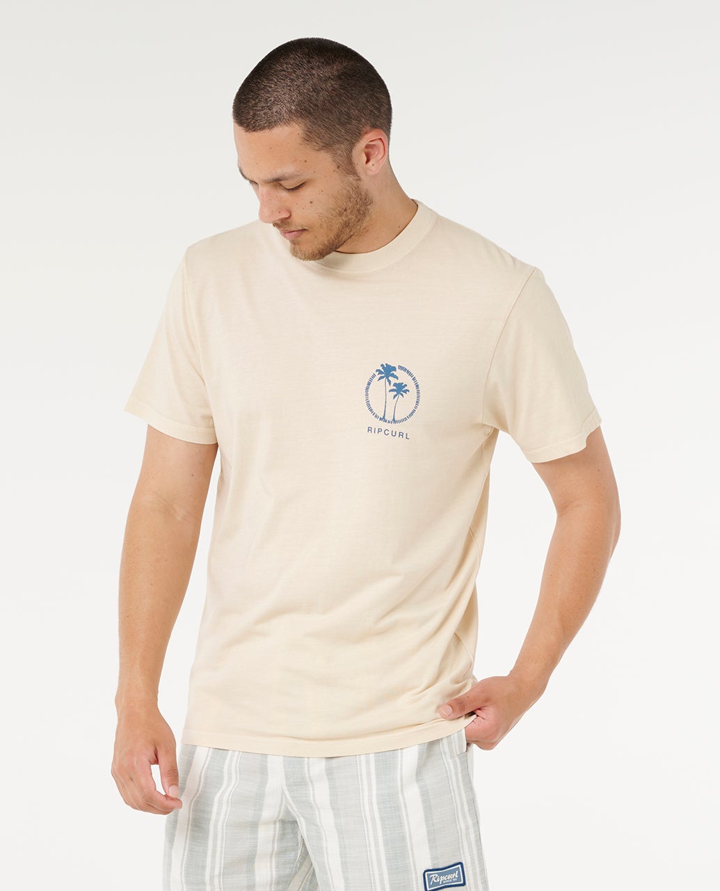 RIP CURL MOD CALI TWO PALMS TEE 8861 L