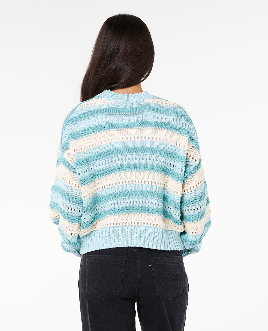 RIP CURL NEON ISLES COTTON STRIPE KNIT 2400 XS