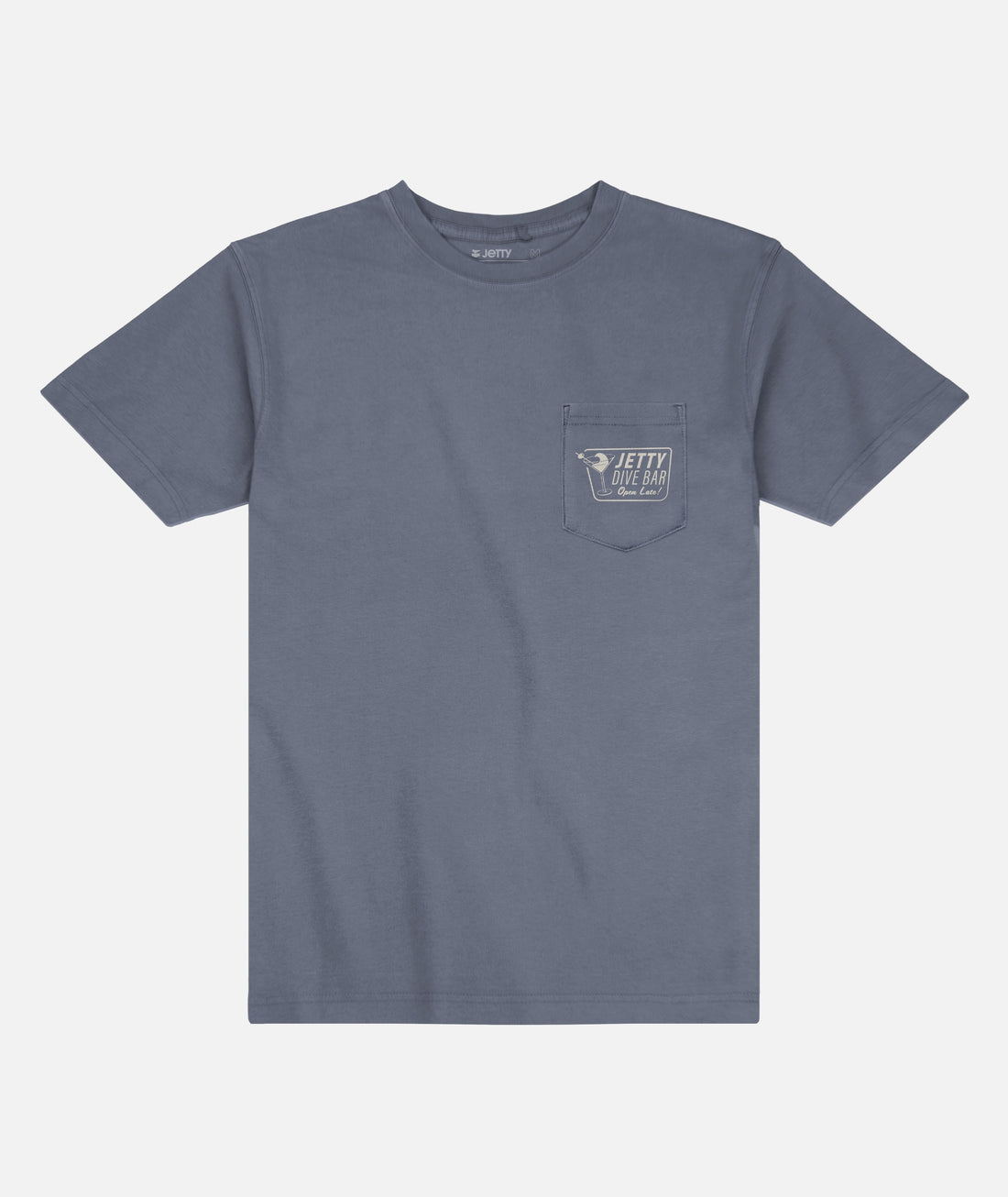 Jetty Dive Bar Tee Fog M