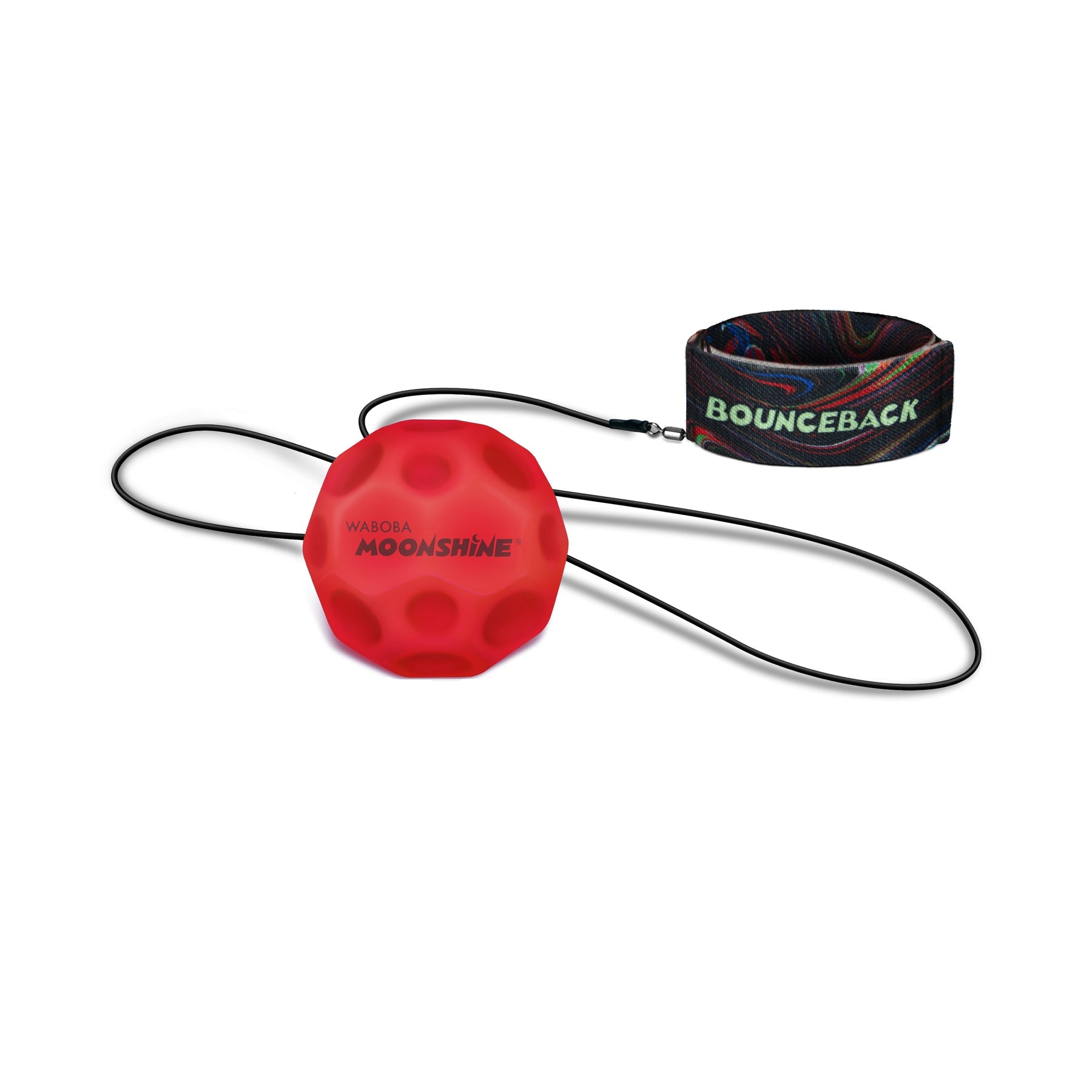 Waboba Bounceback Moonball with Leash LED