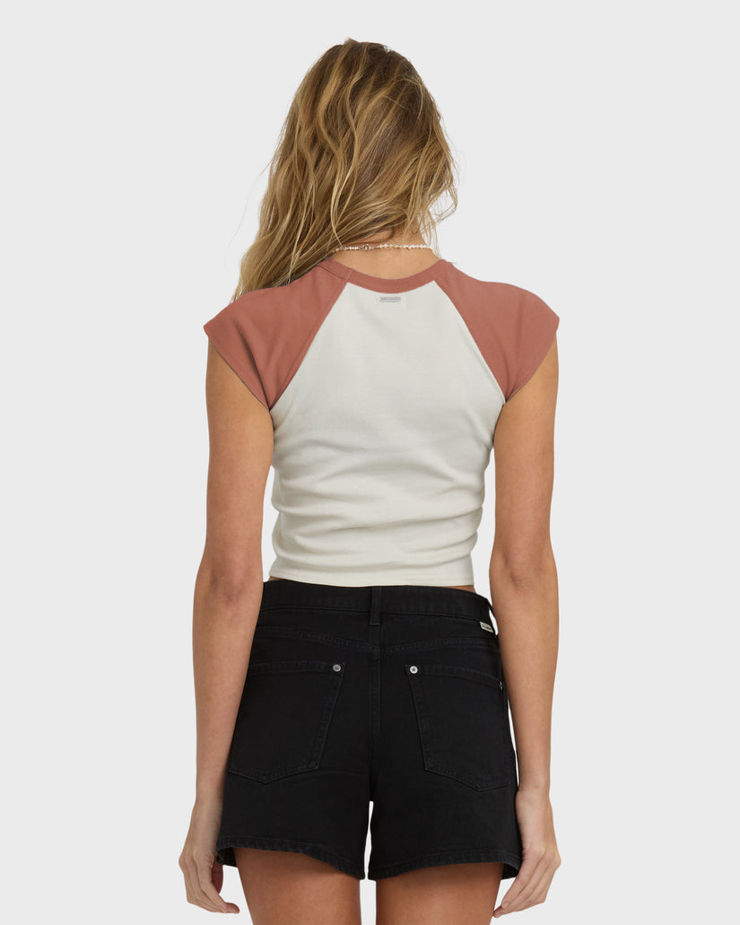 BILLABONG FOREVER HAD SS KNT RAGLAN CNS0-SEDONA M