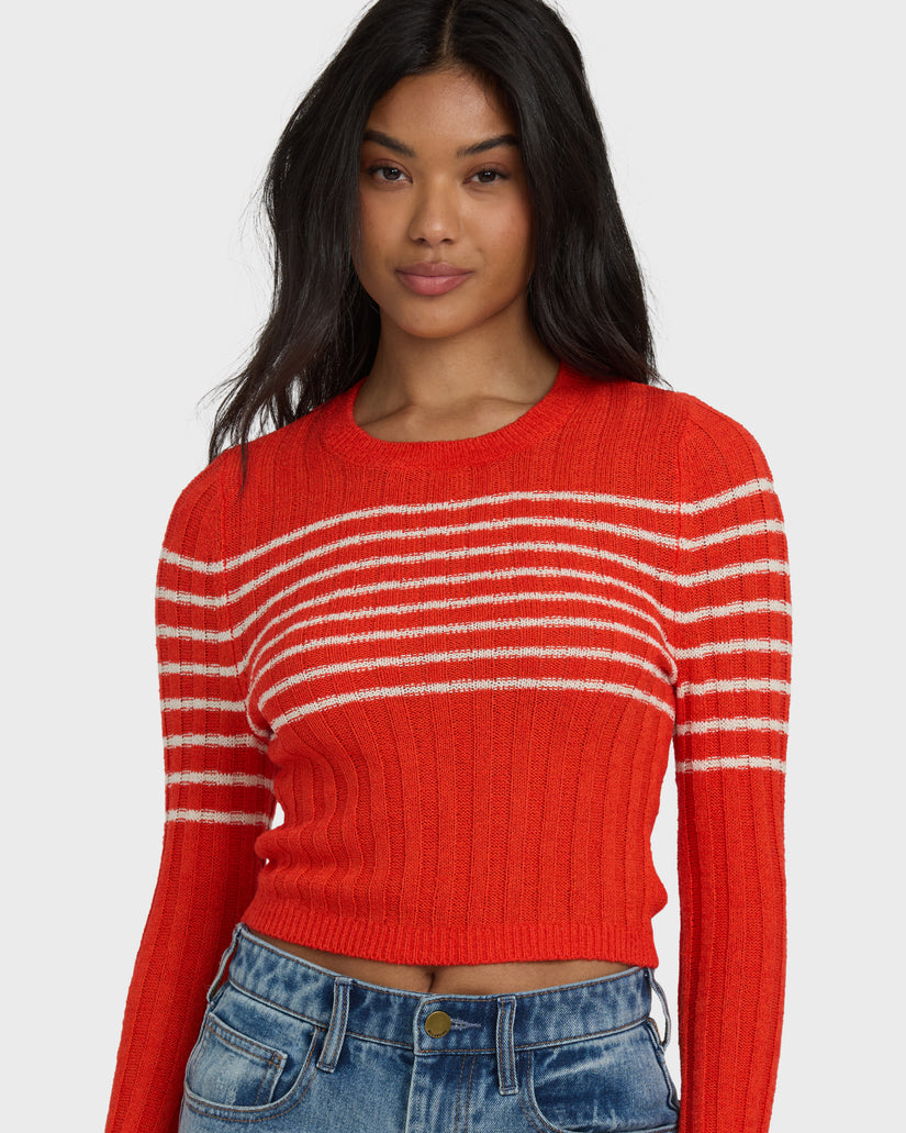 BILLABONG CLARE SWEATER RPZ0-RED ALOHA S