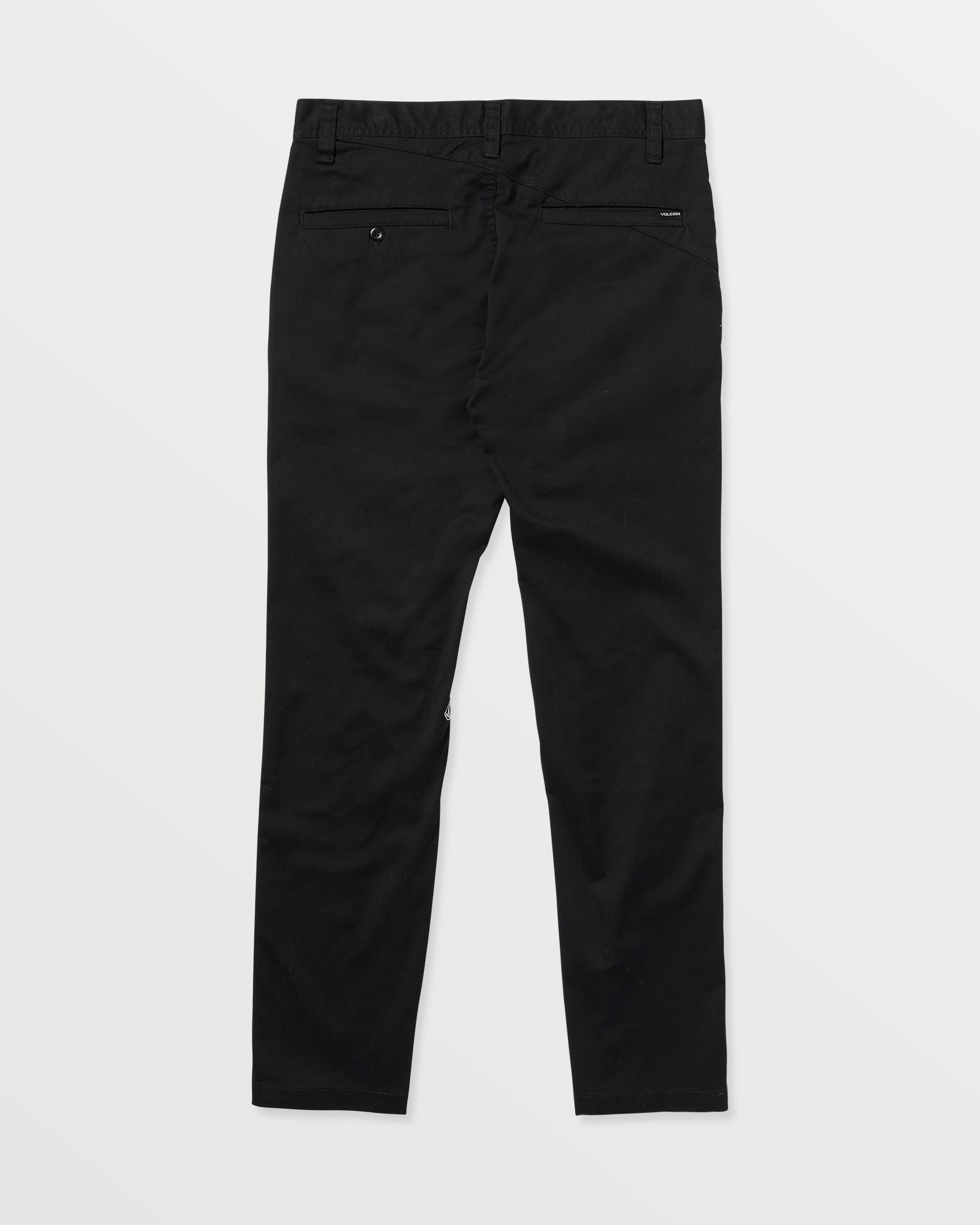 VOLCOM FRICKIN MODERN STRETCH CHINO BLK-BLACK 36