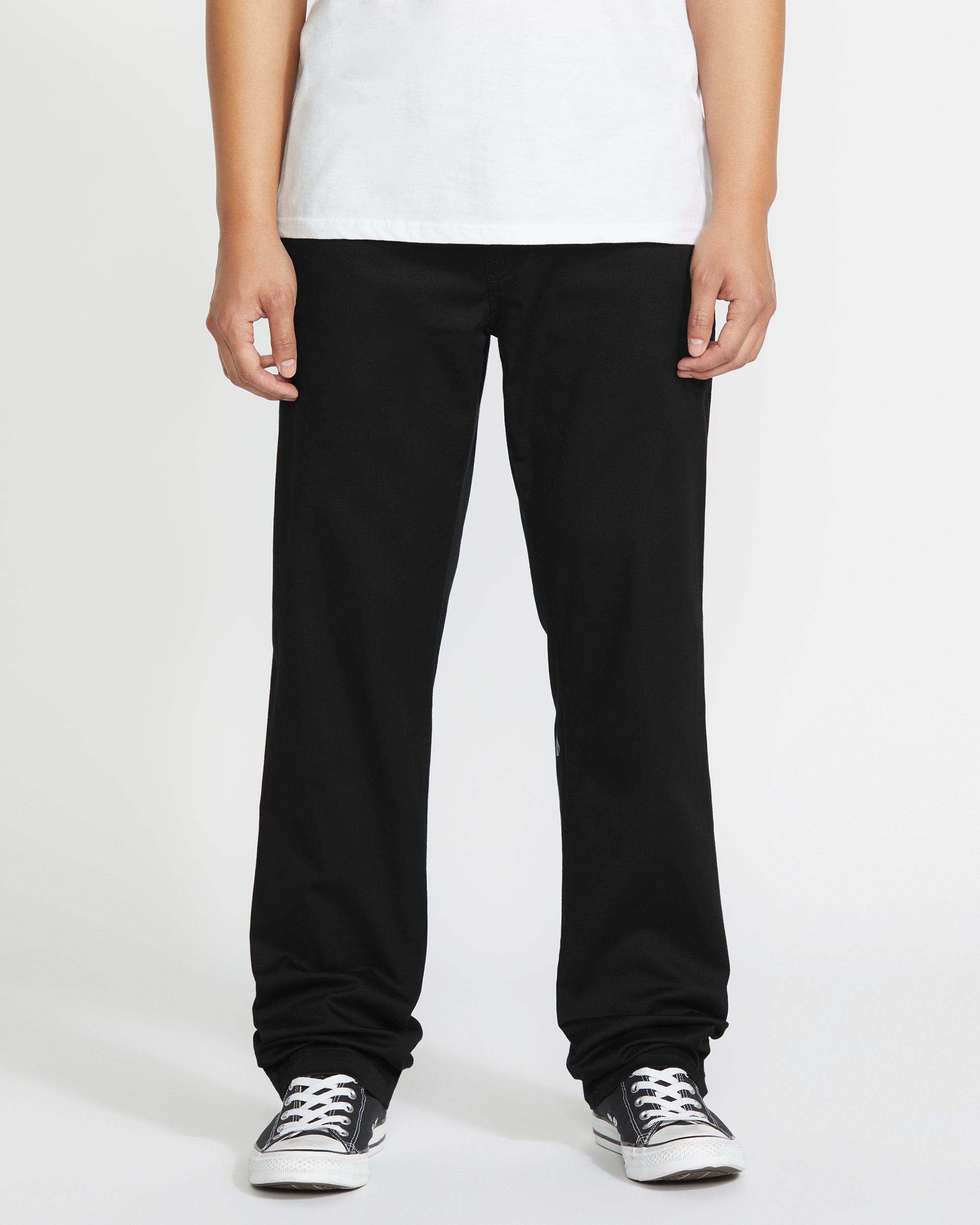 VOLCOM FRICKIN MODERN STRETCH CHINO BLK-BLACK 36