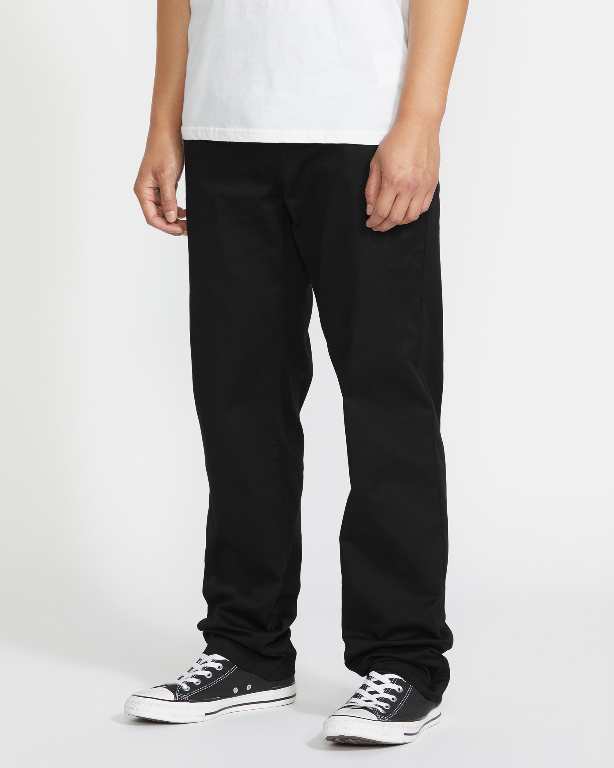 VOLCOM FRICKIN MODERN STRETCH CHINO BLK-BLACK 36