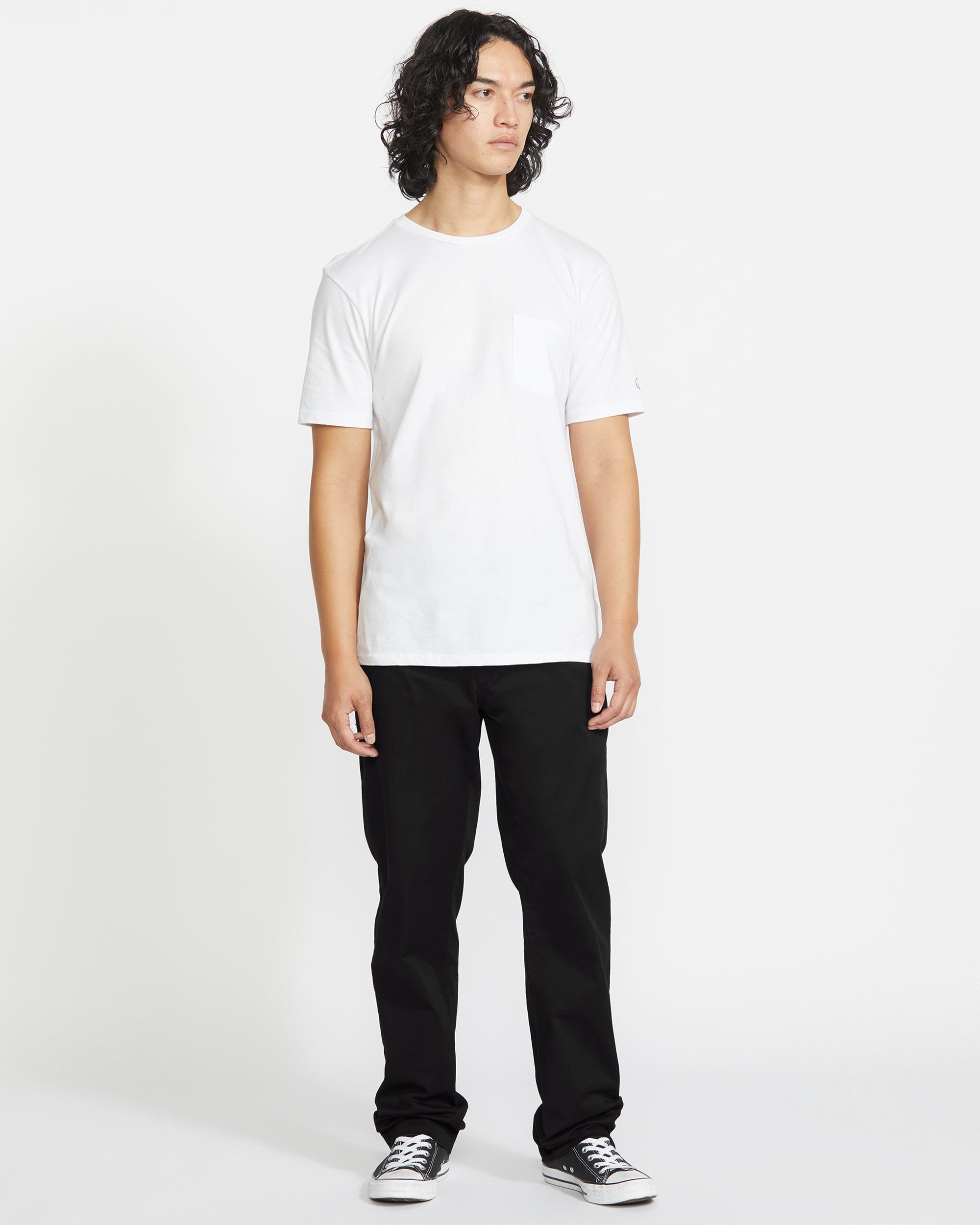 VOLCOM FRICKIN MODERN STRETCH CHINO BLK-BLACK 36